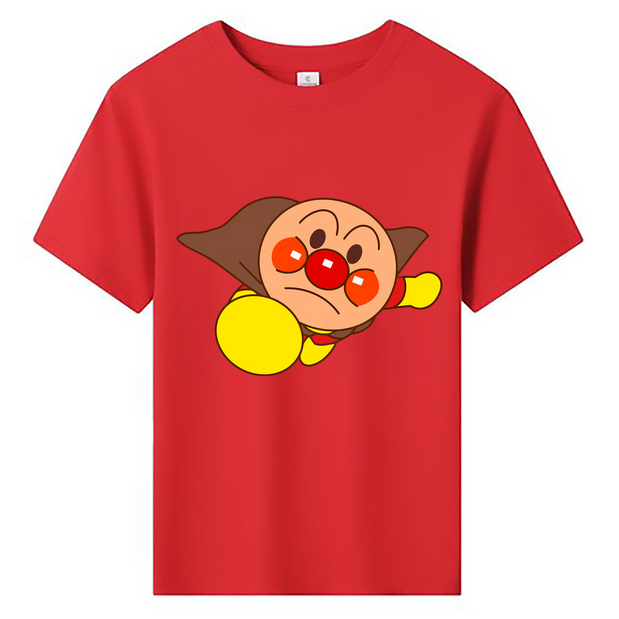 （画像用） アンパンマン Anpanman 綿100％キッズTシャツ（フロントプリント）