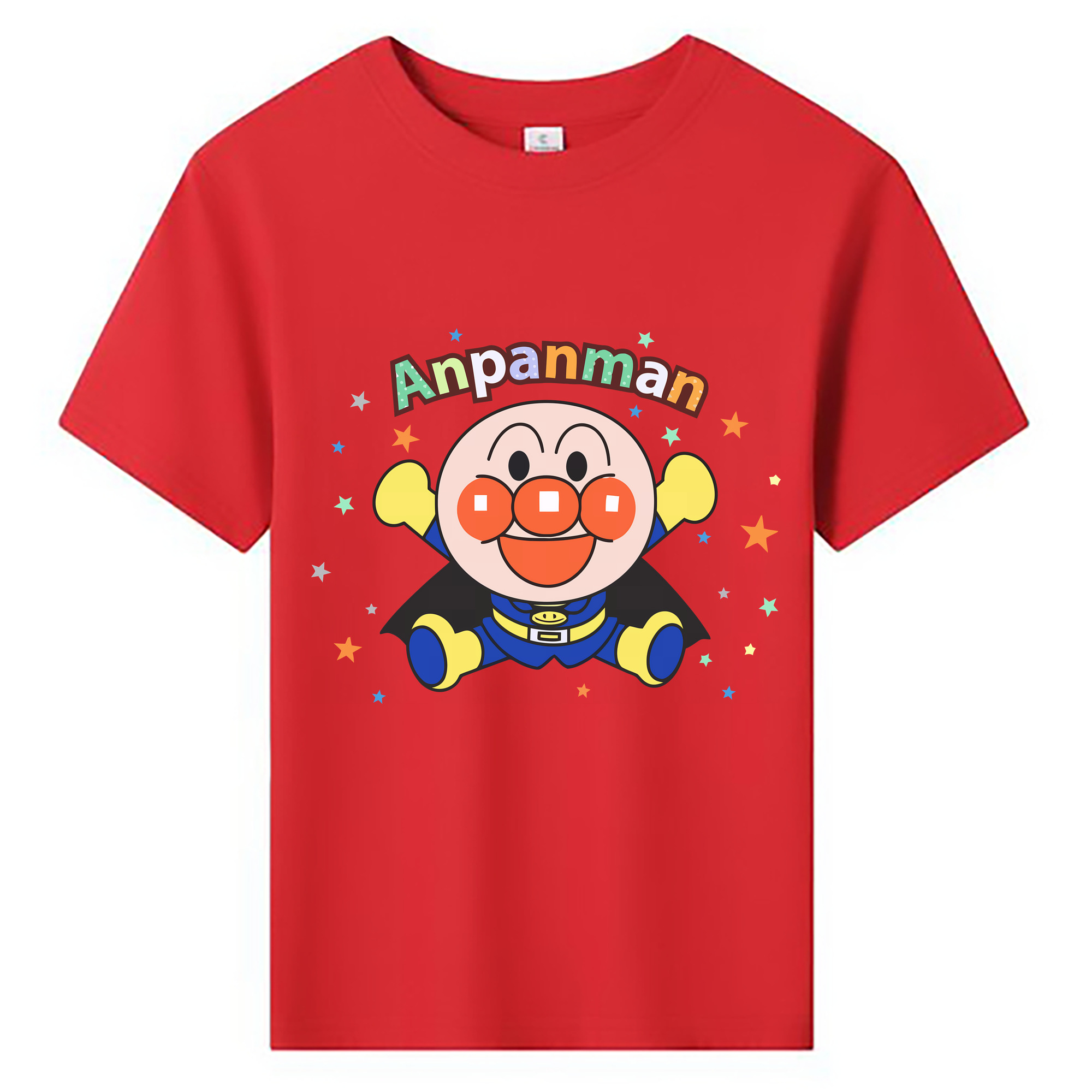（画像用） アンパンマン Anpanman 綿100％キッズTシャツ（フロントプリント）