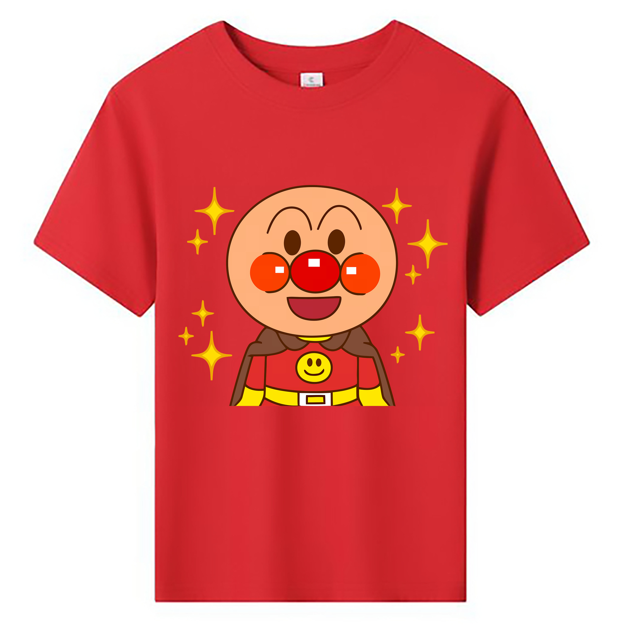 （画像用） アンパンマン Anpanman 綿100％キッズTシャツ（フロントプリント）