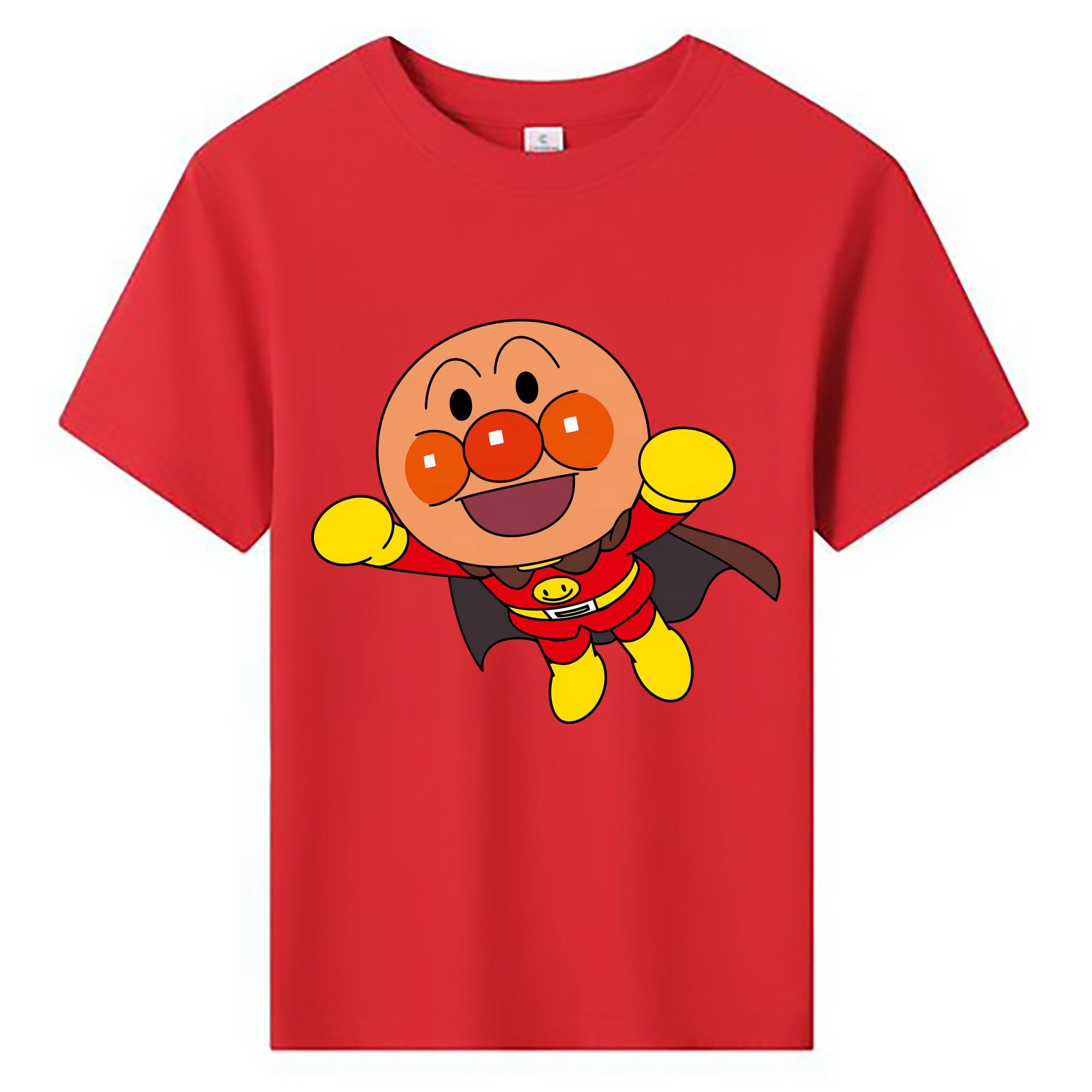 （画像用） アンパンマン Anpanman 綿100％キッズTシャツ（フロントプリント）