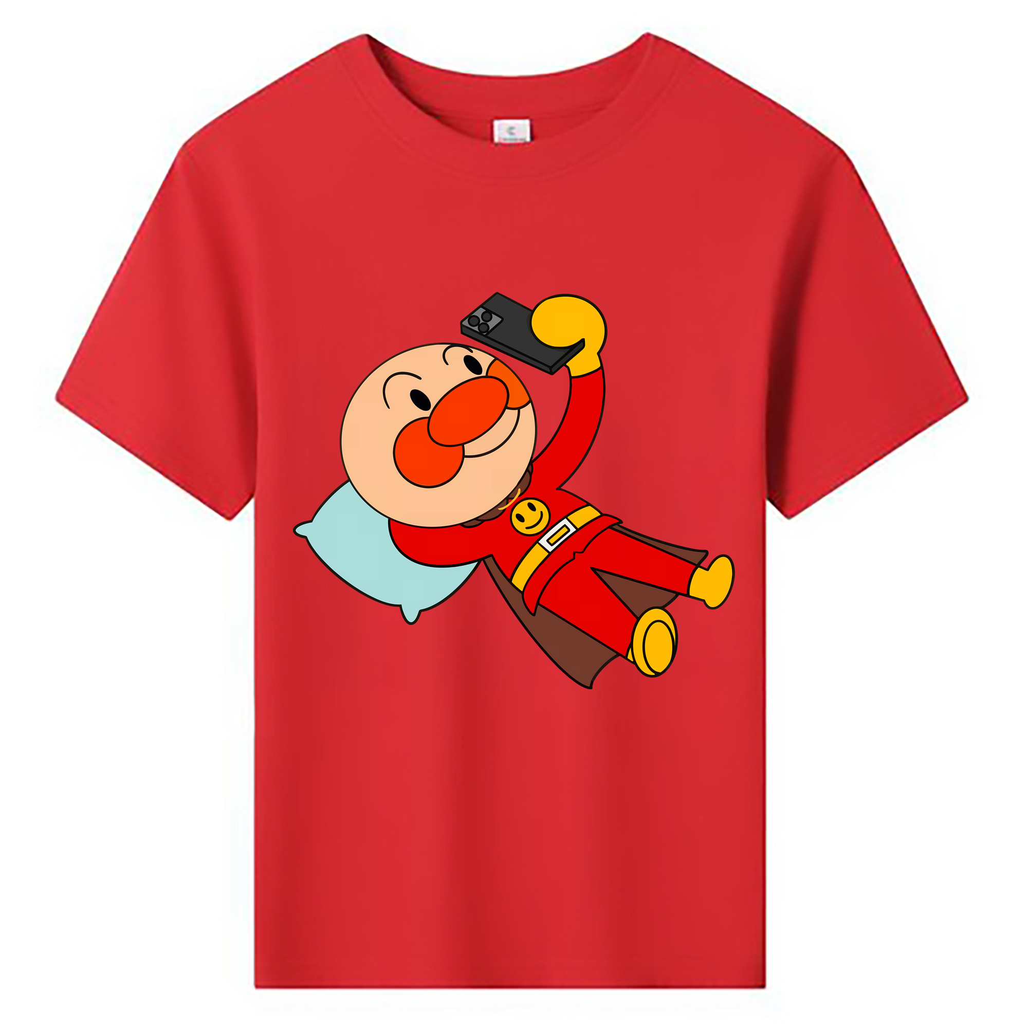 （画像用） アンパンマン Anpanman 綿100％キッズTシャツ（フロントプリント）