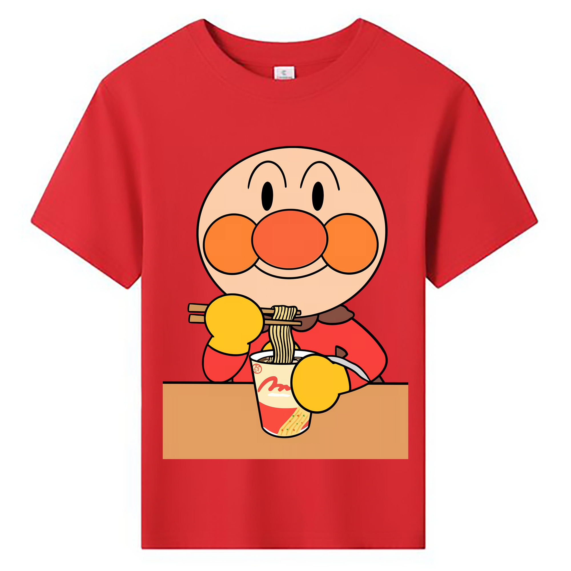 （画像用） アンパンマン Anpanman 綿100％キッズTシャツ（フロントプリント）