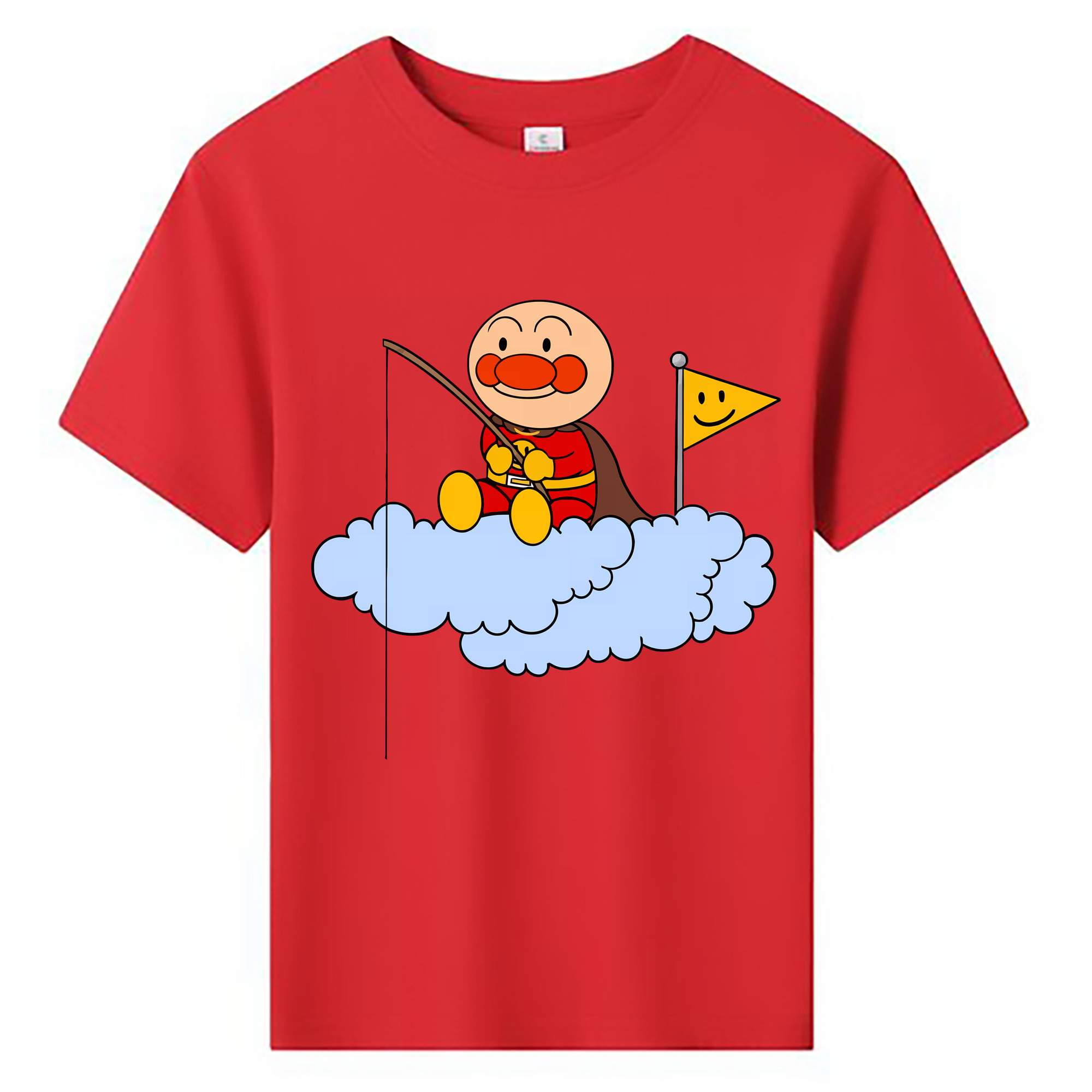 （画像用） アンパンマン Anpanman 綿100％キッズTシャツ（フロントプリント）