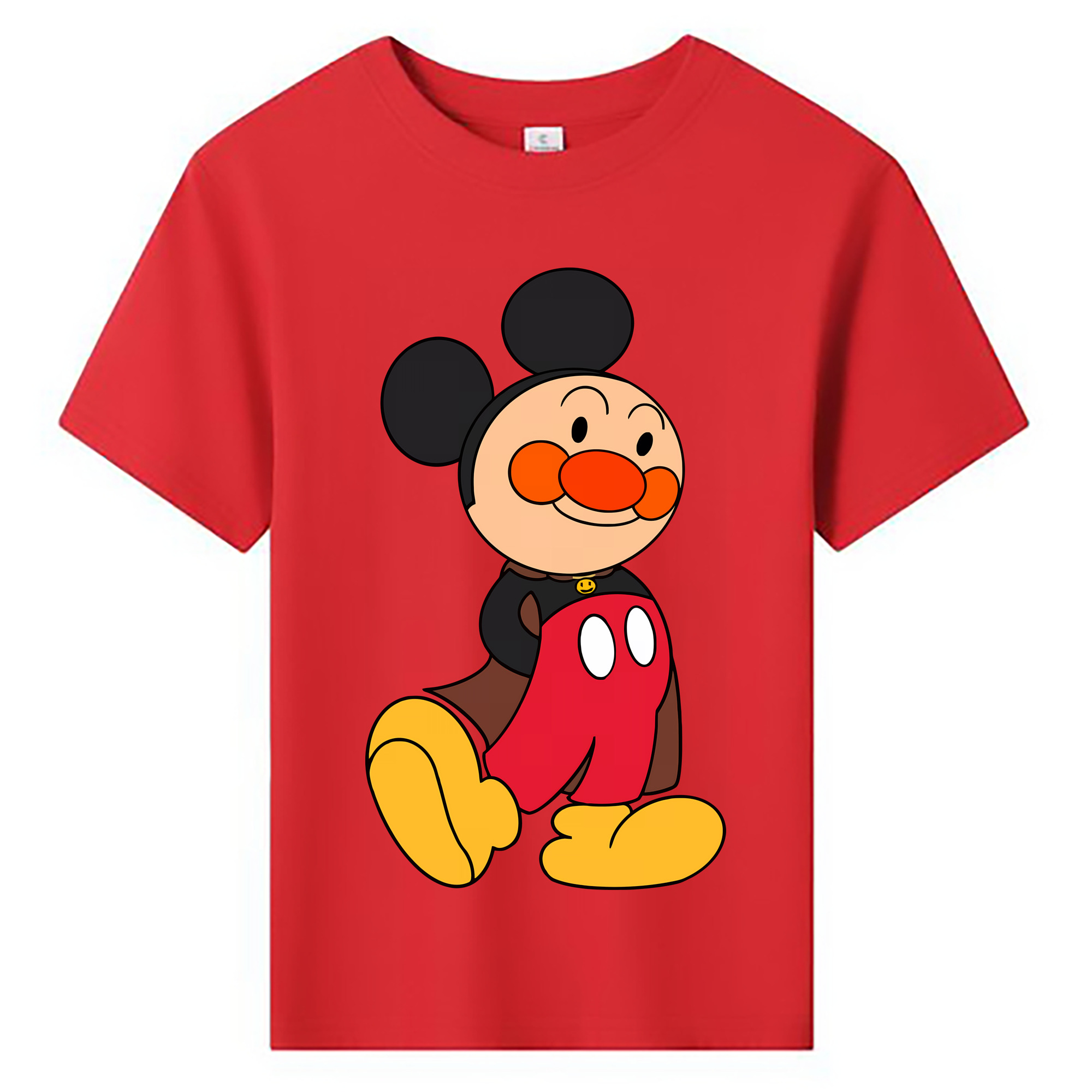 （画像用） アンパンマン Anpanman 綿100％キッズTシャツ（フロントプリント）