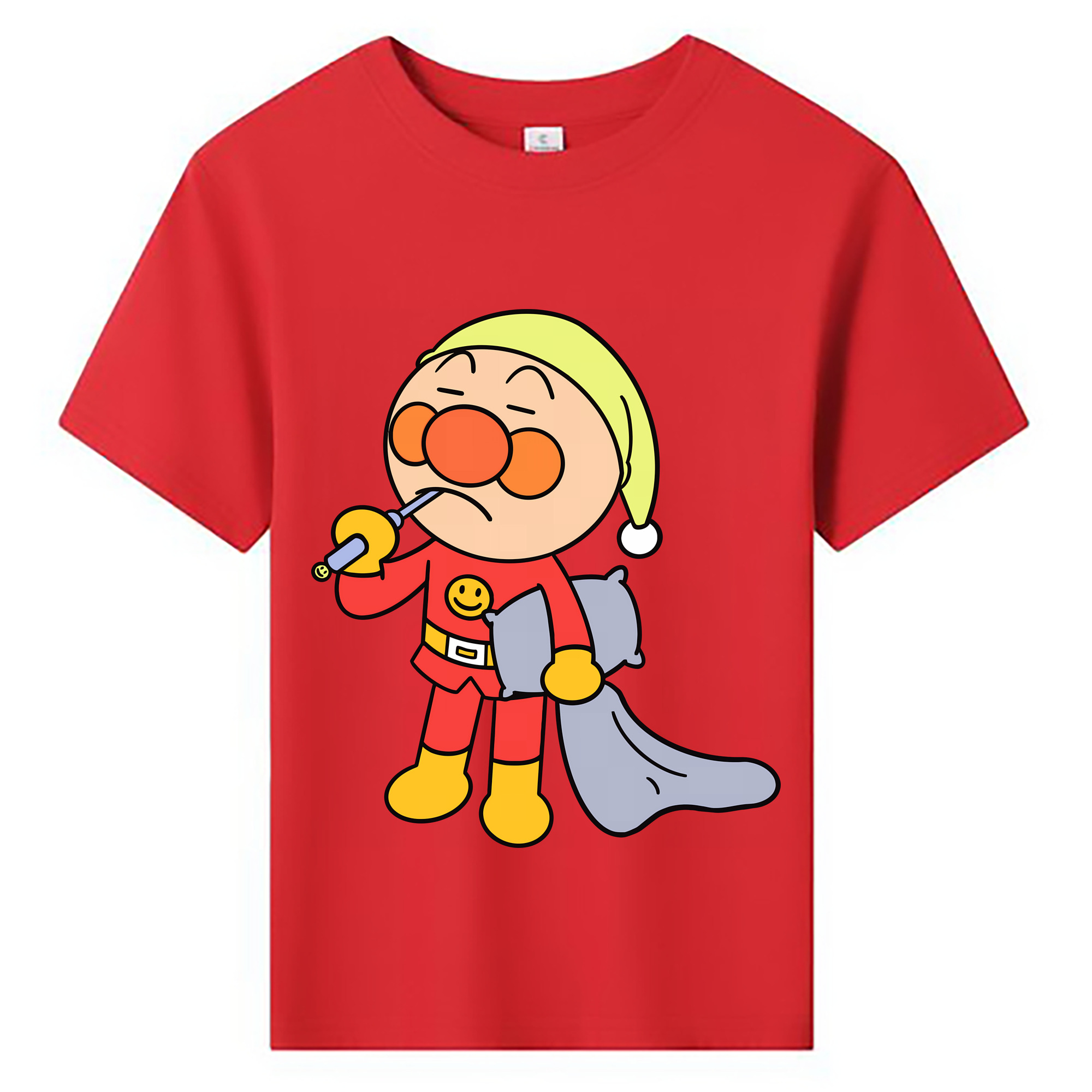 （画像用） アンパンマン Anpanman 綿100％キッズTシャツ（フロントプリント）