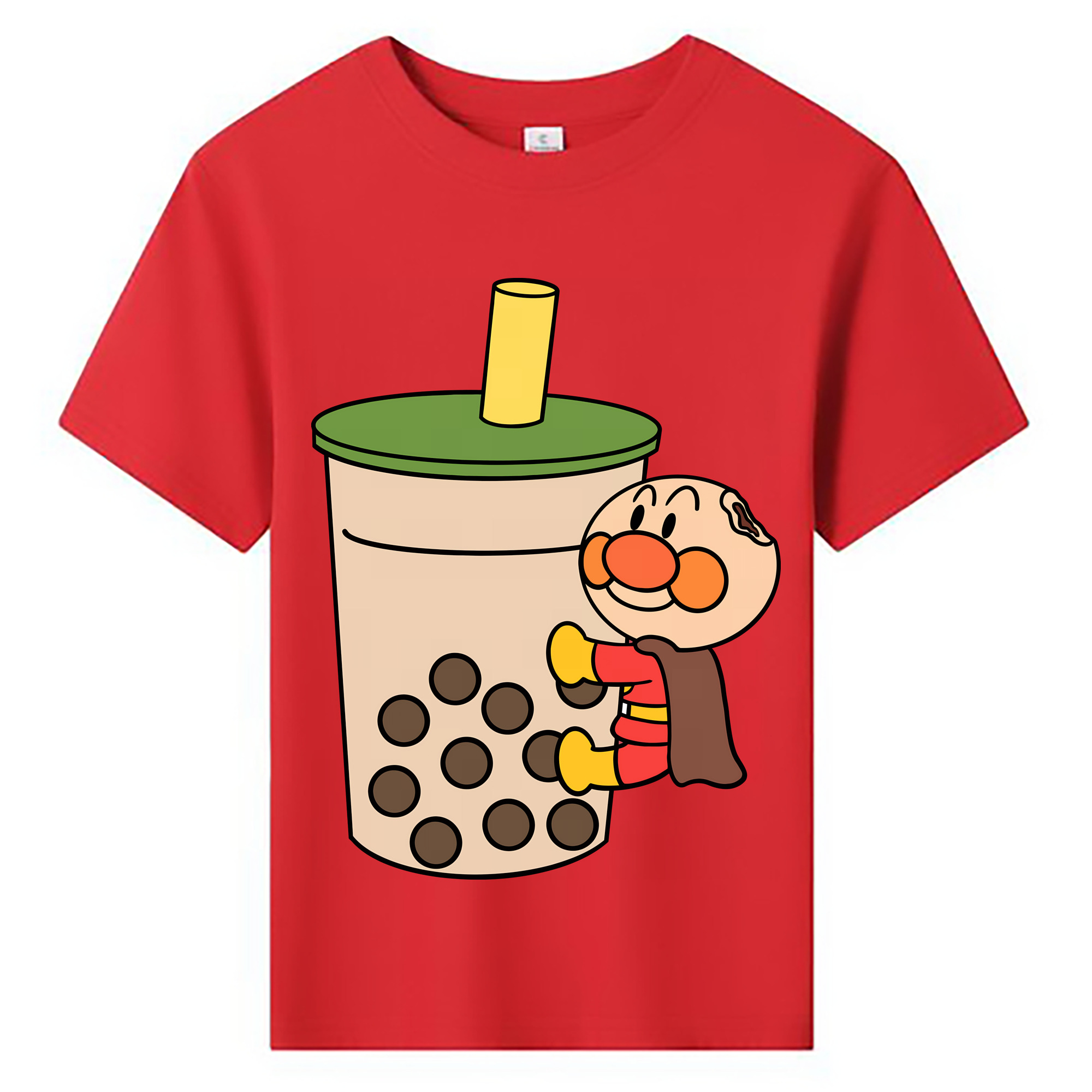 （画像用） アンパンマン Anpanman 綿100％キッズTシャツ（フロントプリント）