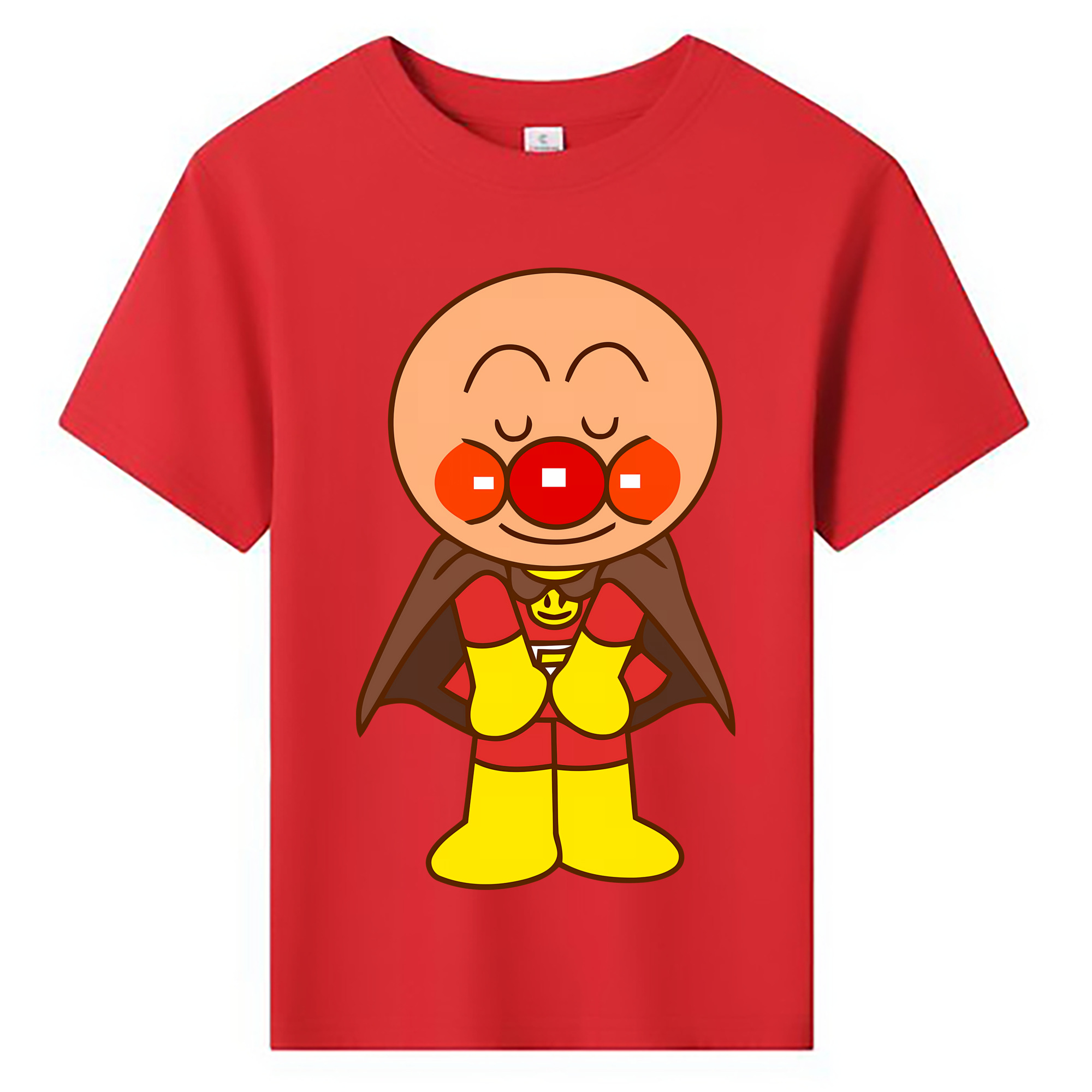 （画像用） アンパンマン Anpanman 綿100％キッズTシャツ（フロントプリント）