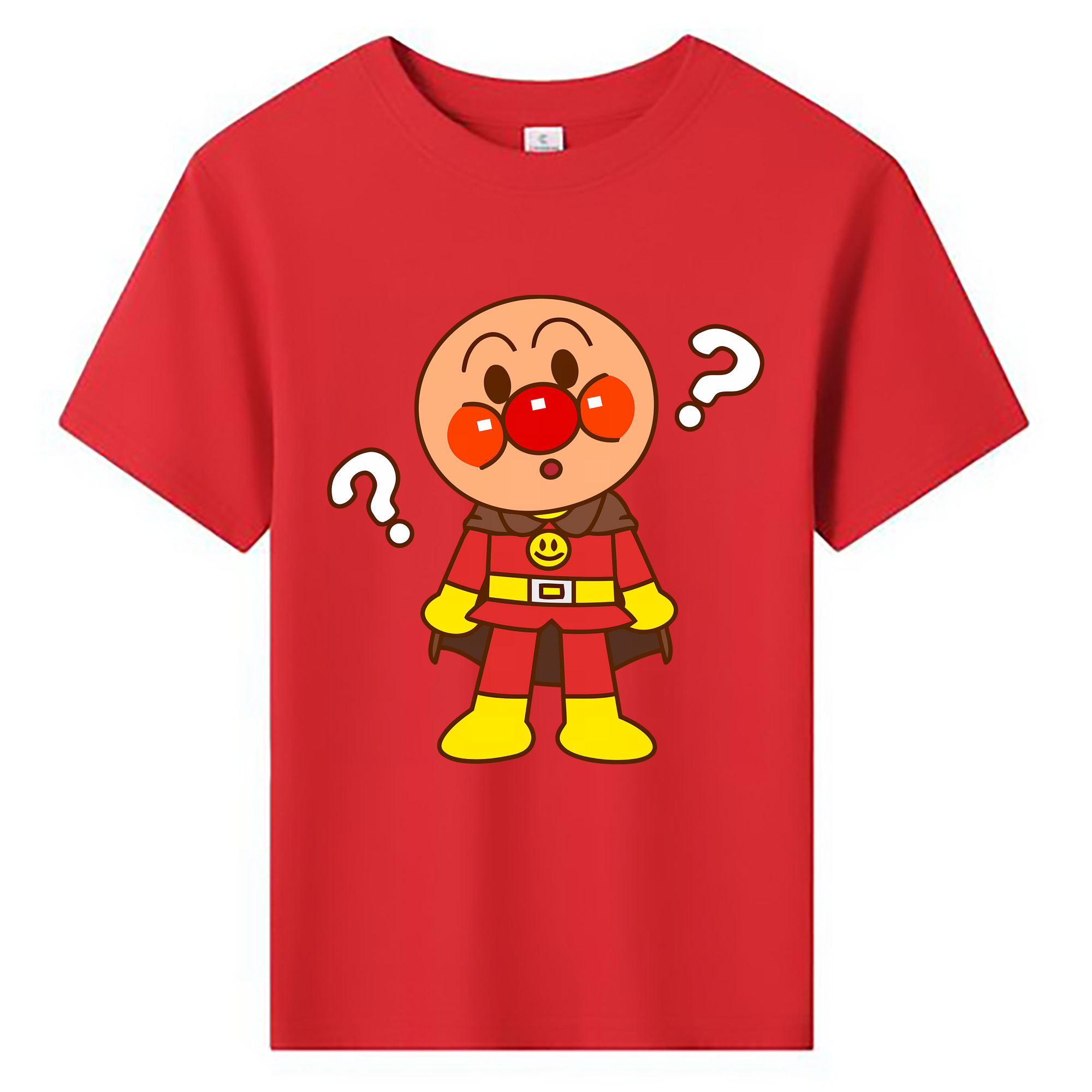 （画像用） アンパンマン Anpanman 綿100％キッズTシャツ（フロントプリント）