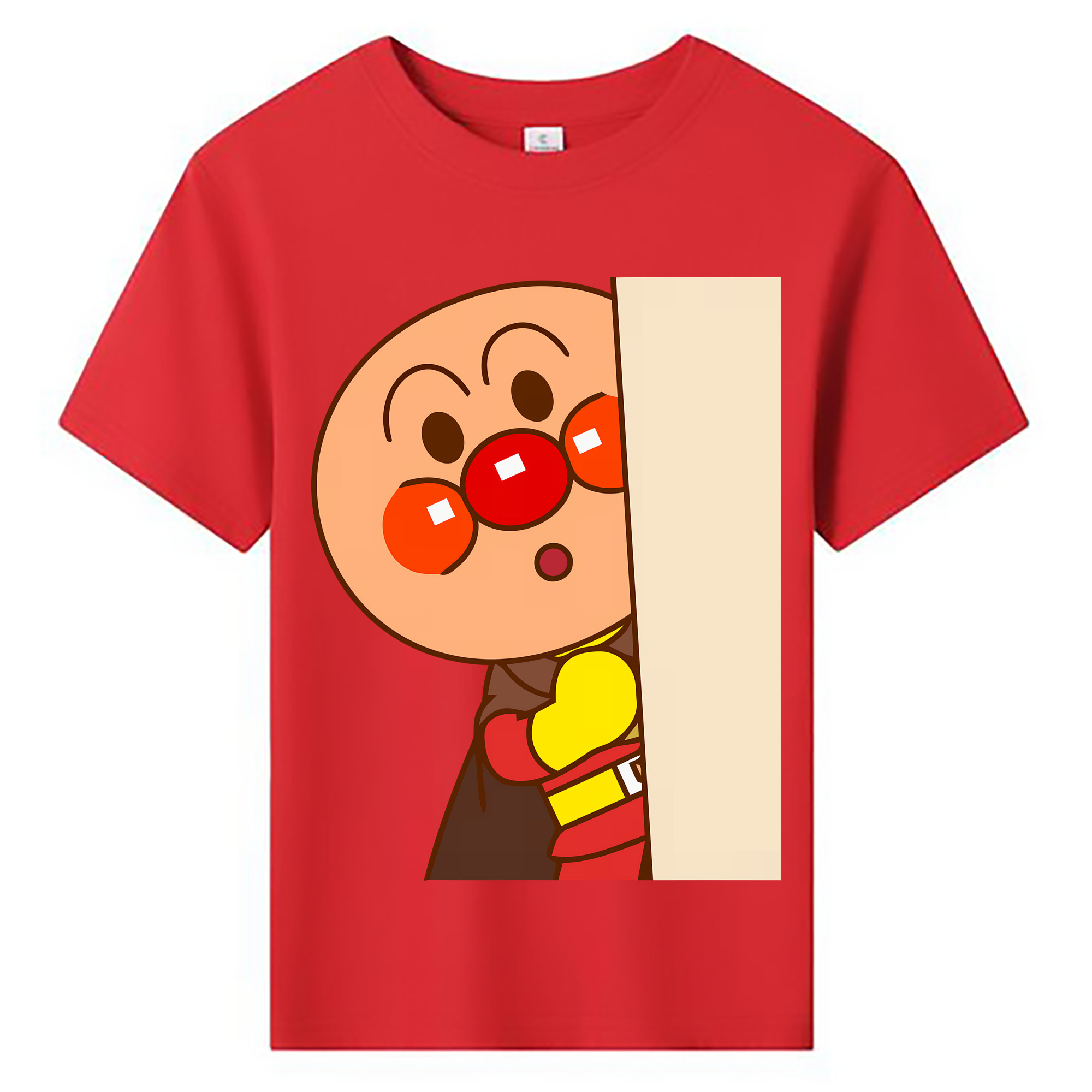 （画像用） アンパンマン Anpanman 綿100％キッズTシャツ（フロントプリント）