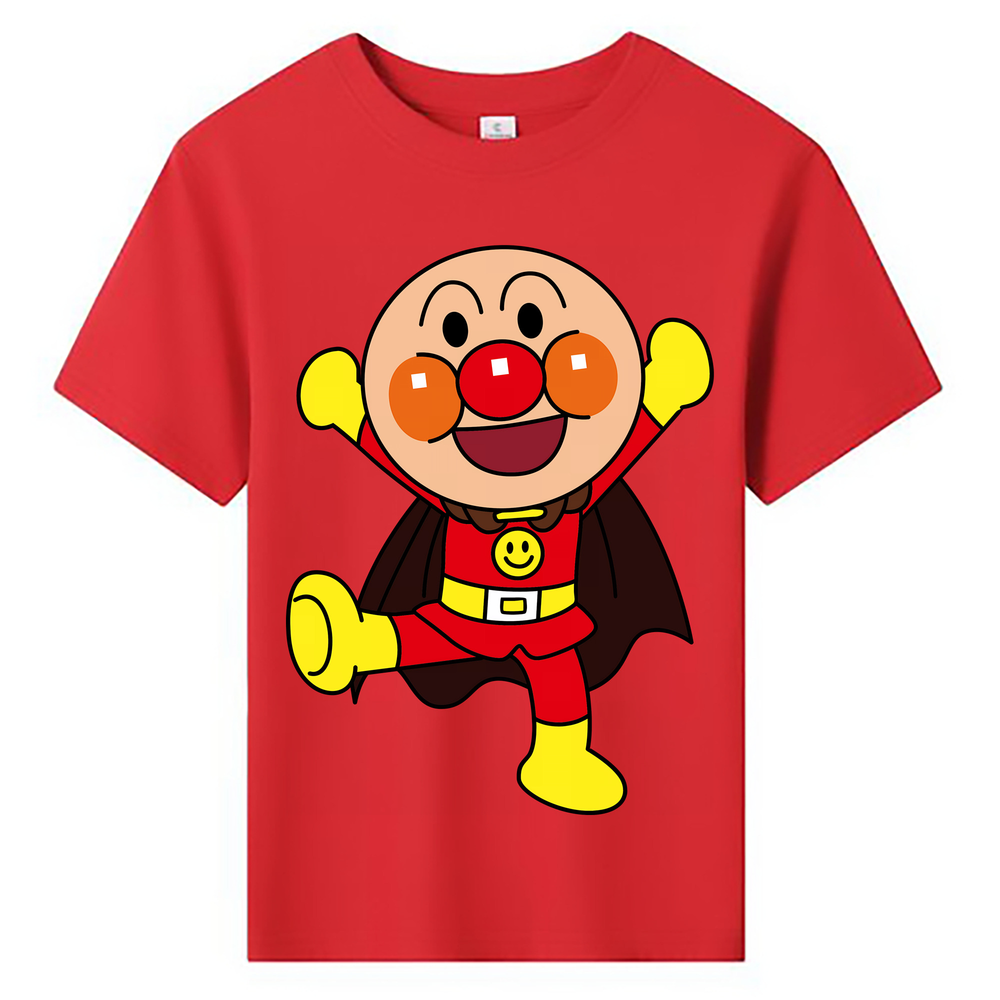 （画像用） アンパンマン Anpanman 綿100％キッズTシャツ（フロントプリント）
