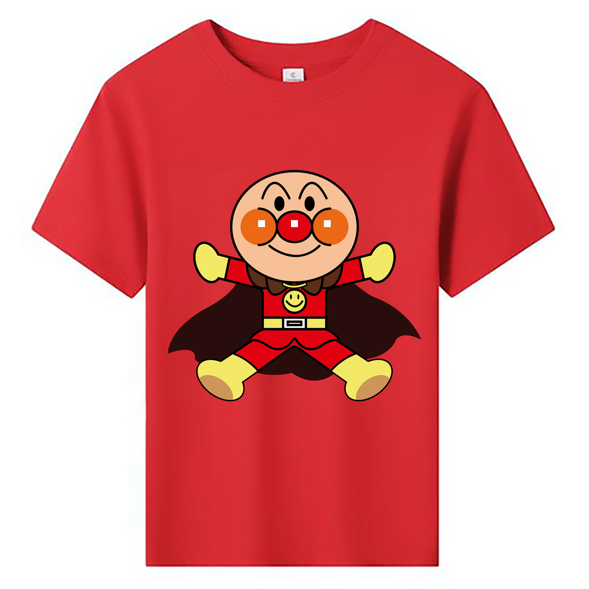 （画像用） アンパンマン Anpanman 綿100％キッズTシャツ（フロントプリント）
