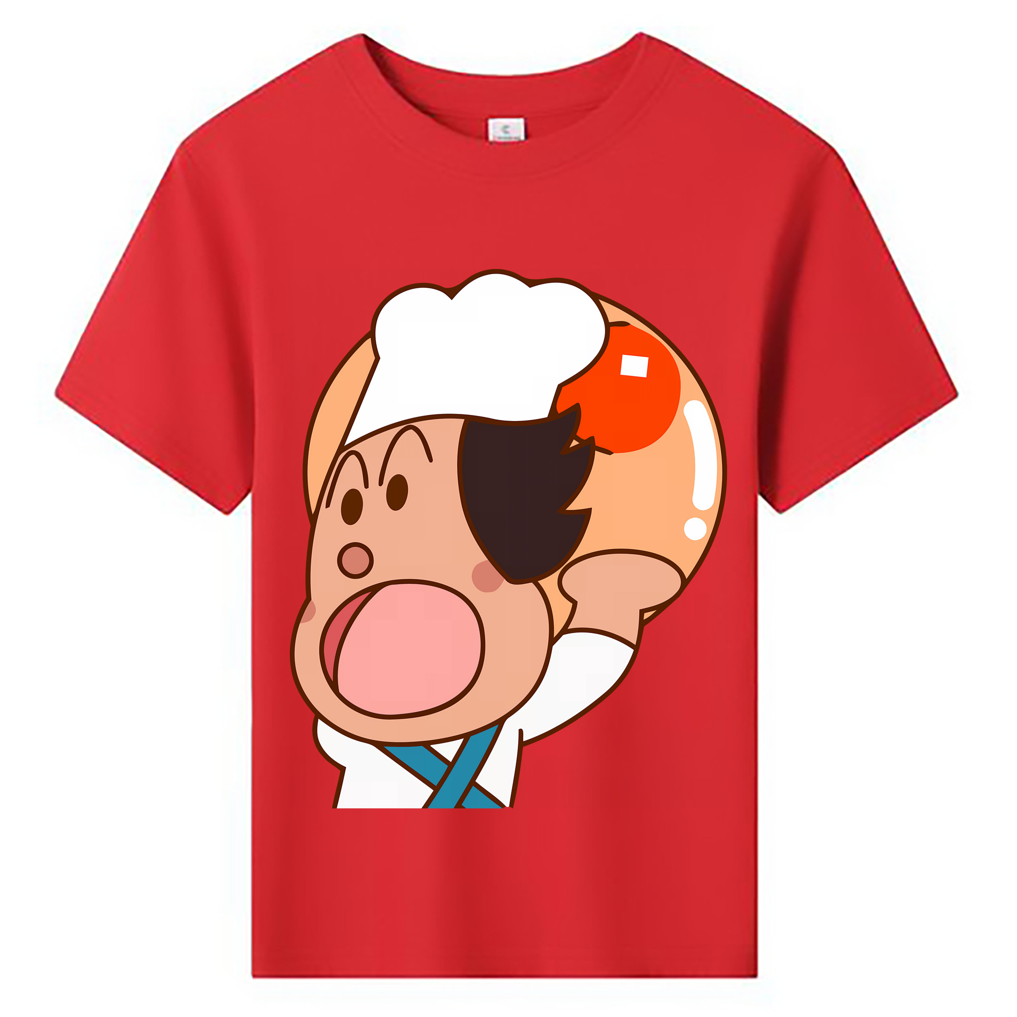 （画像用） アンパンマン Anpanman 綿100％キッズTシャツ（フロントプリント）