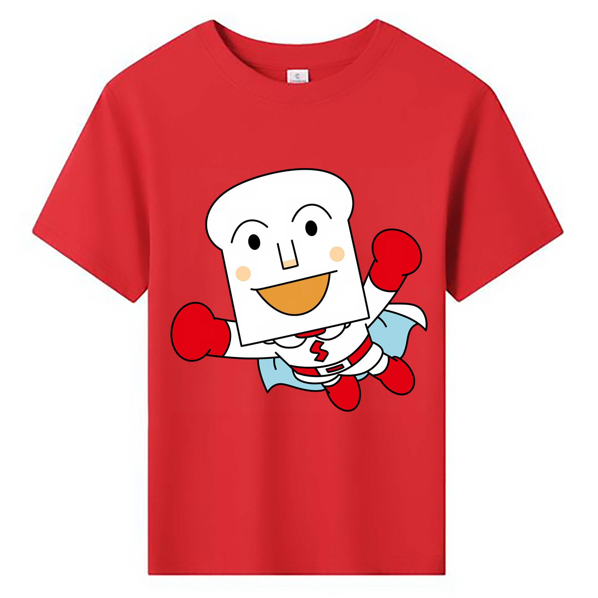 （画像用） アンパンマン Anpanman 綿100％キッズTシャツ（フロントプリント）