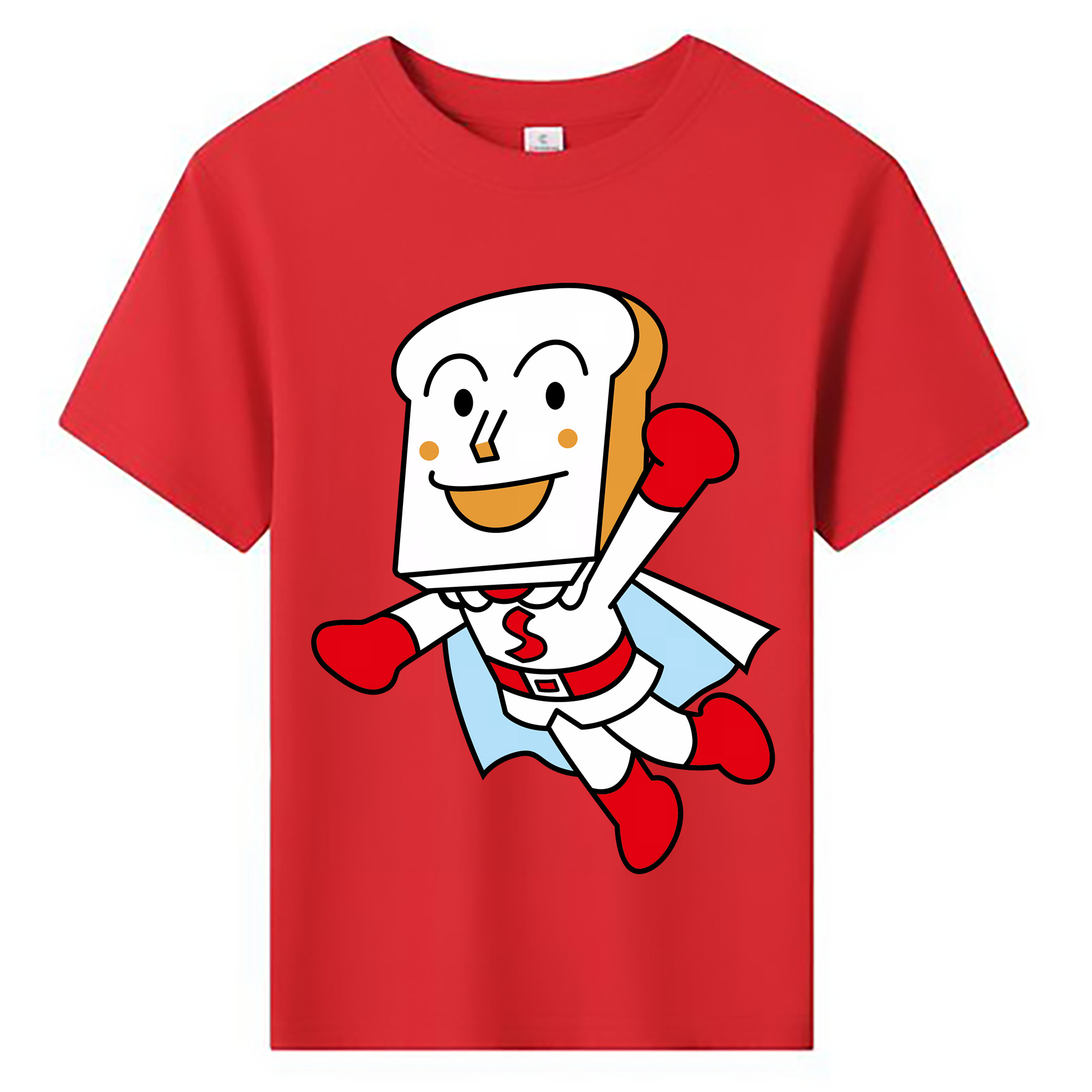 （画像用） アンパンマン Anpanman 綿100％キッズTシャツ（フロントプリント）