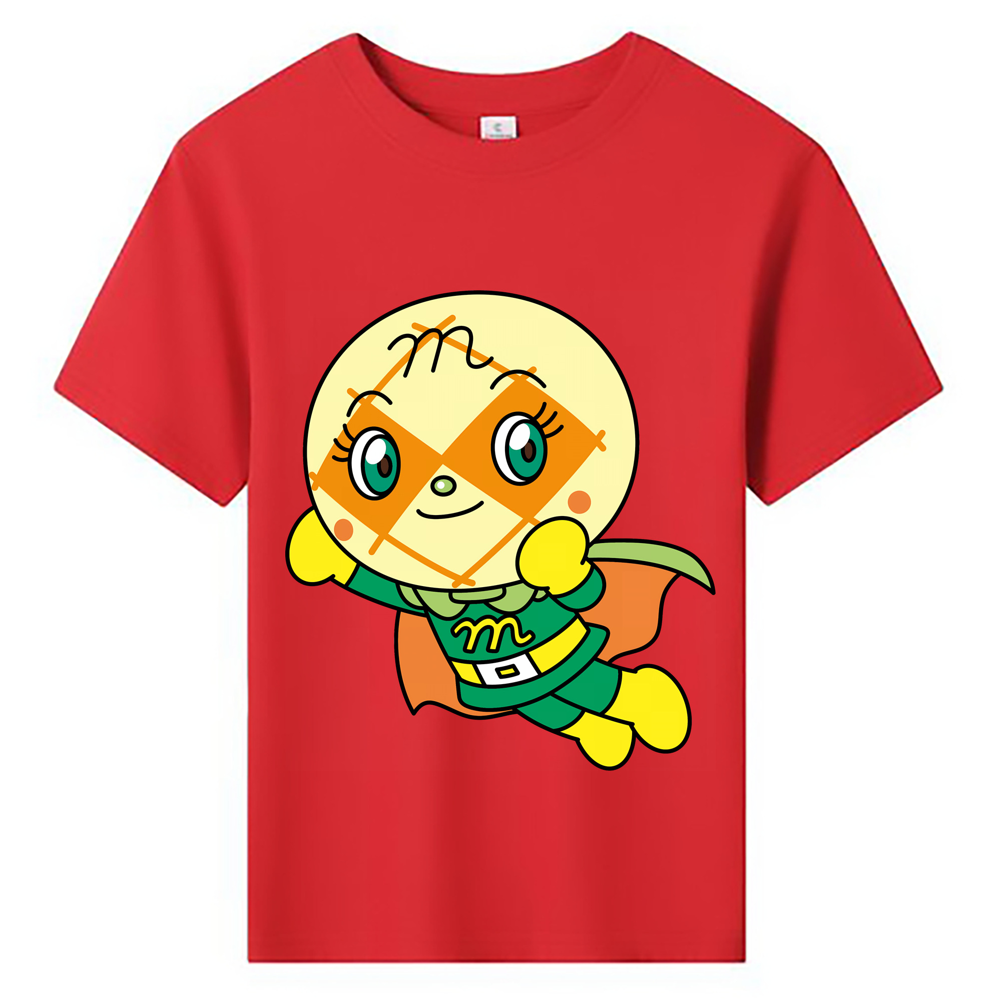 （画像用） アンパンマン Anpanman 綿100％キッズTシャツ（フロントプリント）