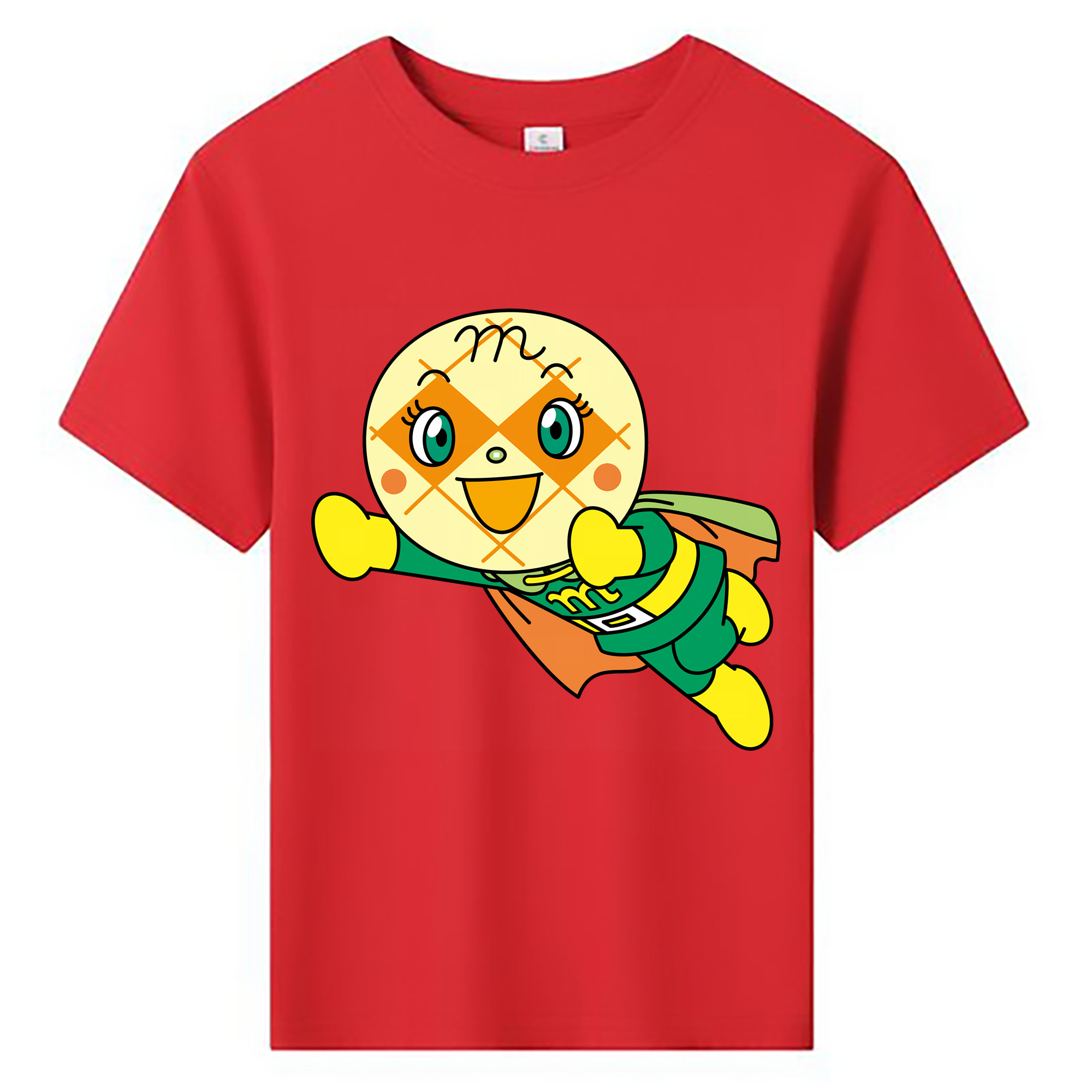 （画像用） アンパンマン Anpanman 綿100％キッズTシャツ（フロントプリント）