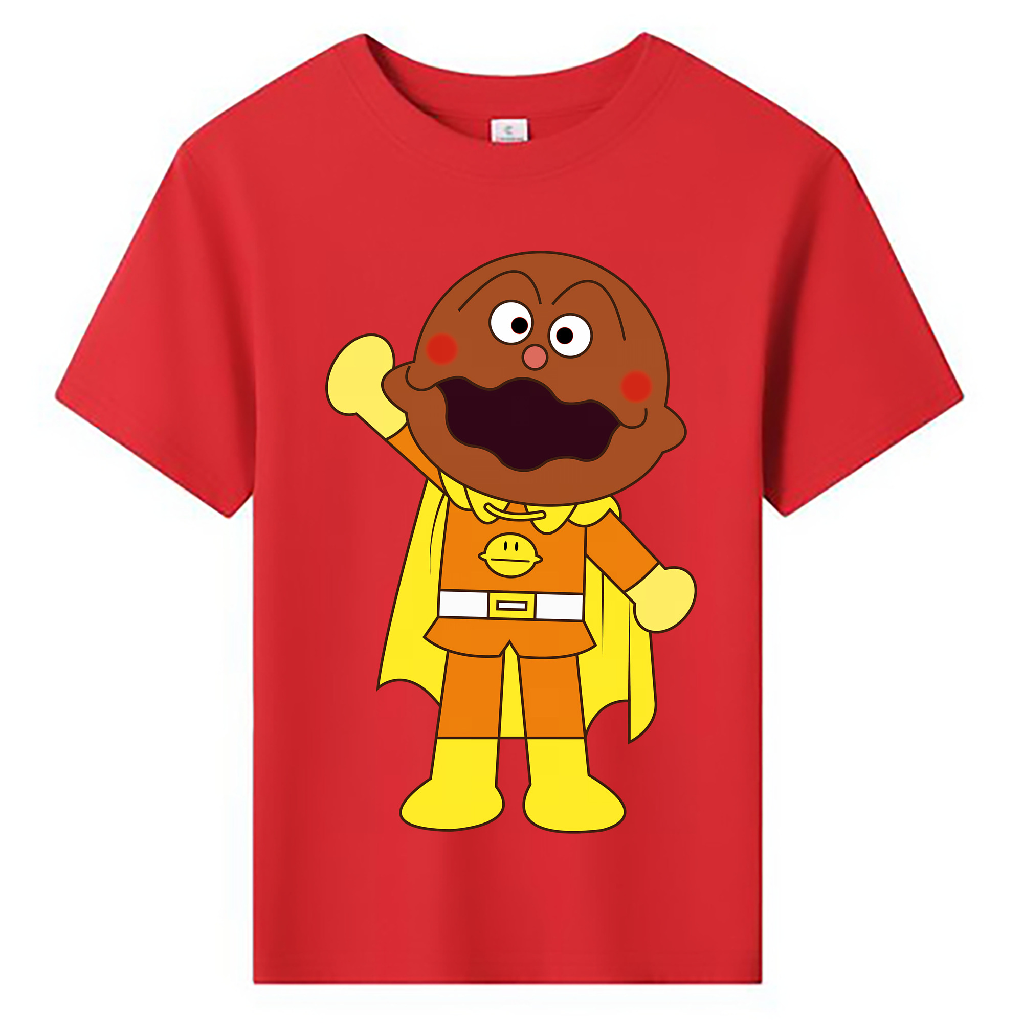 （画像用） アンパンマン Anpanman 綿100％キッズTシャツ（フロントプリント）