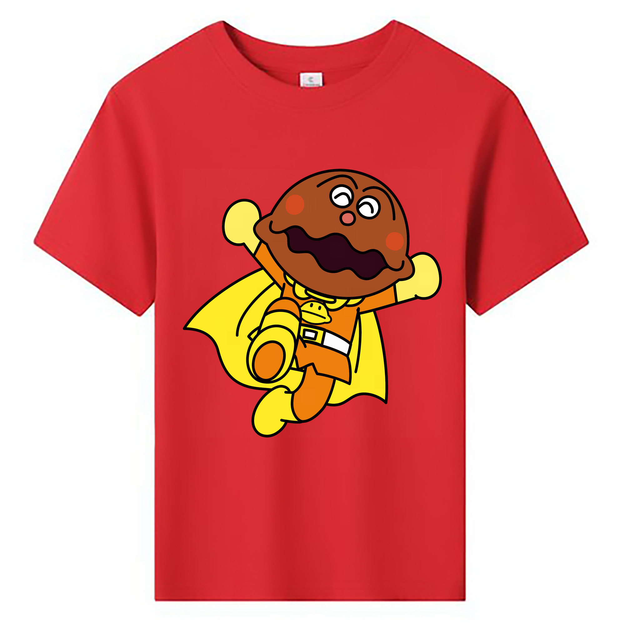 （画像用） アンパンマン Anpanman 綿100％キッズTシャツ（フロントプリント）