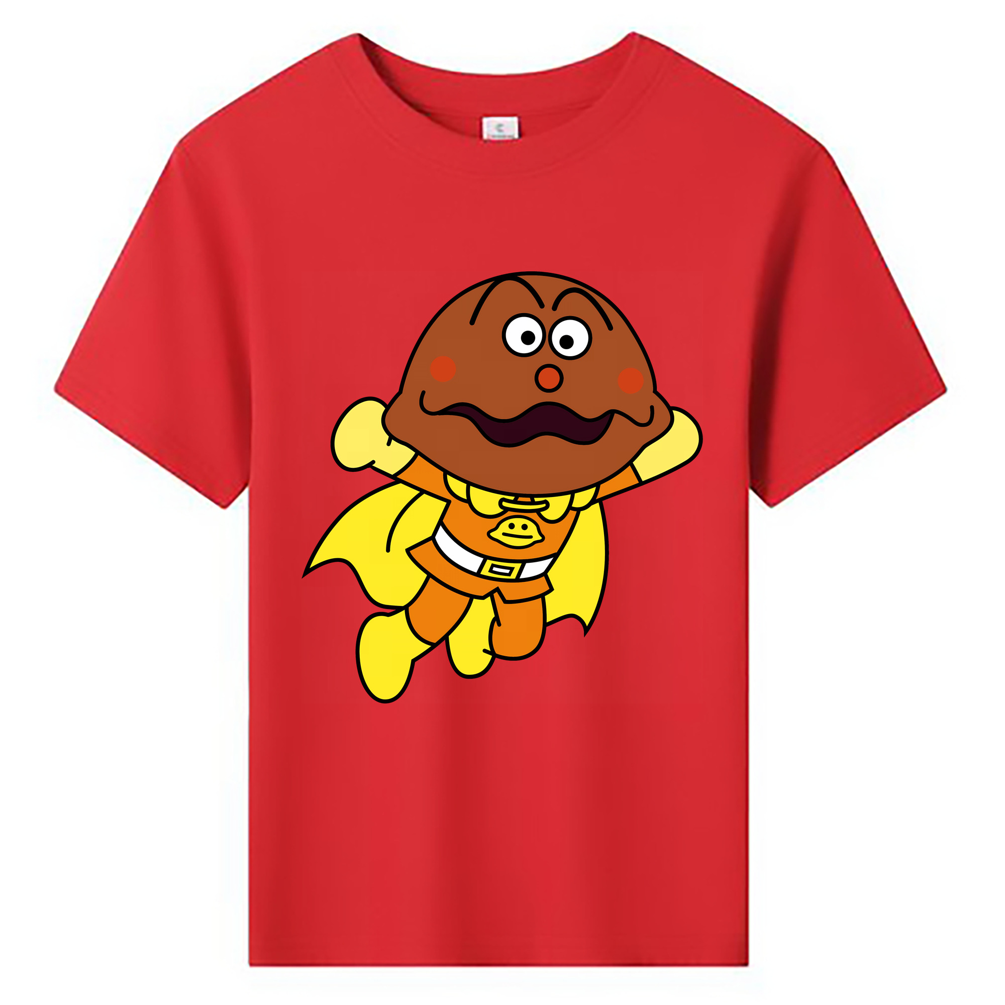 （画像用） アンパンマン Anpanman 綿100％キッズTシャツ（フロントプリント）