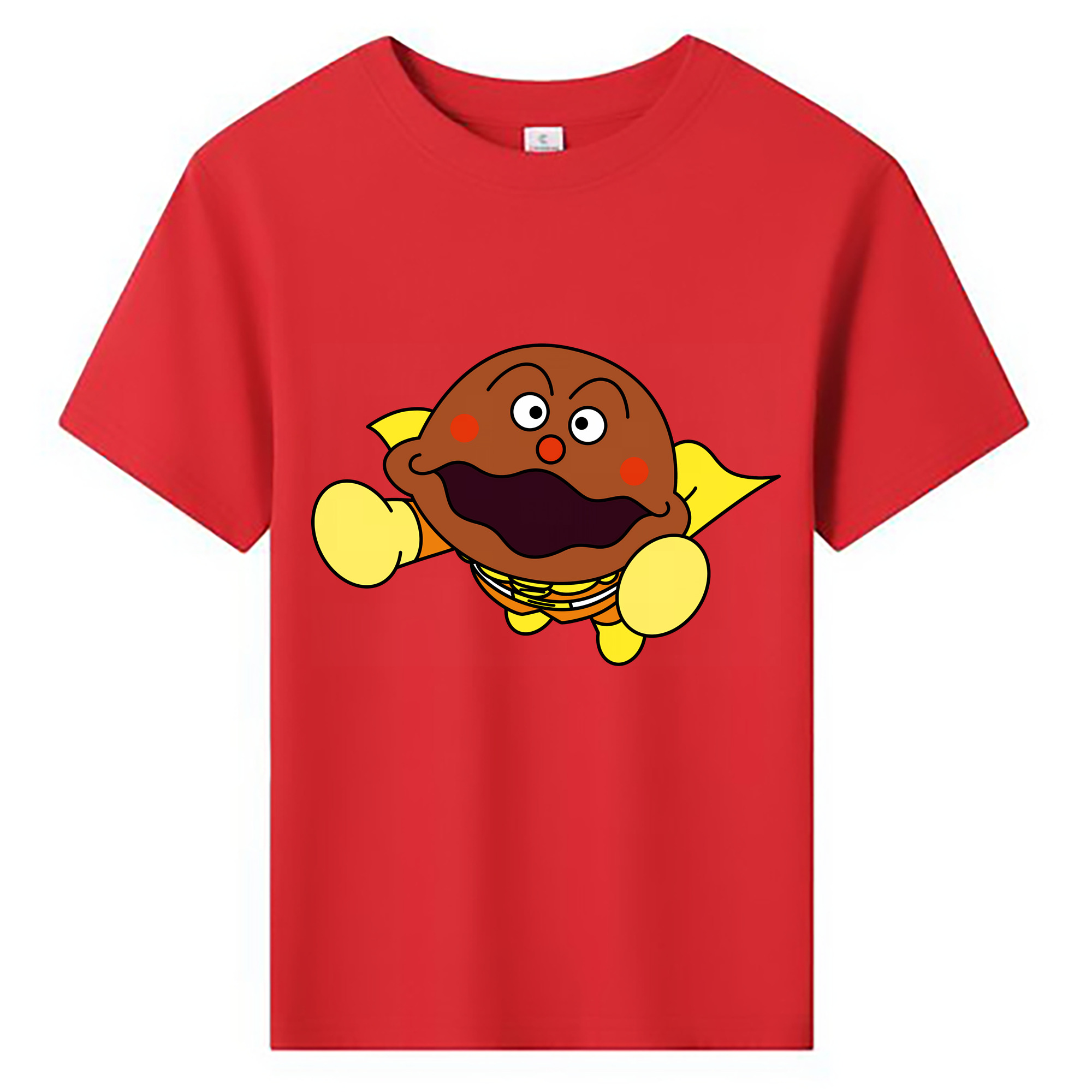 （画像用） アンパンマン Anpanman 綿100％キッズTシャツ（フロントプリント）