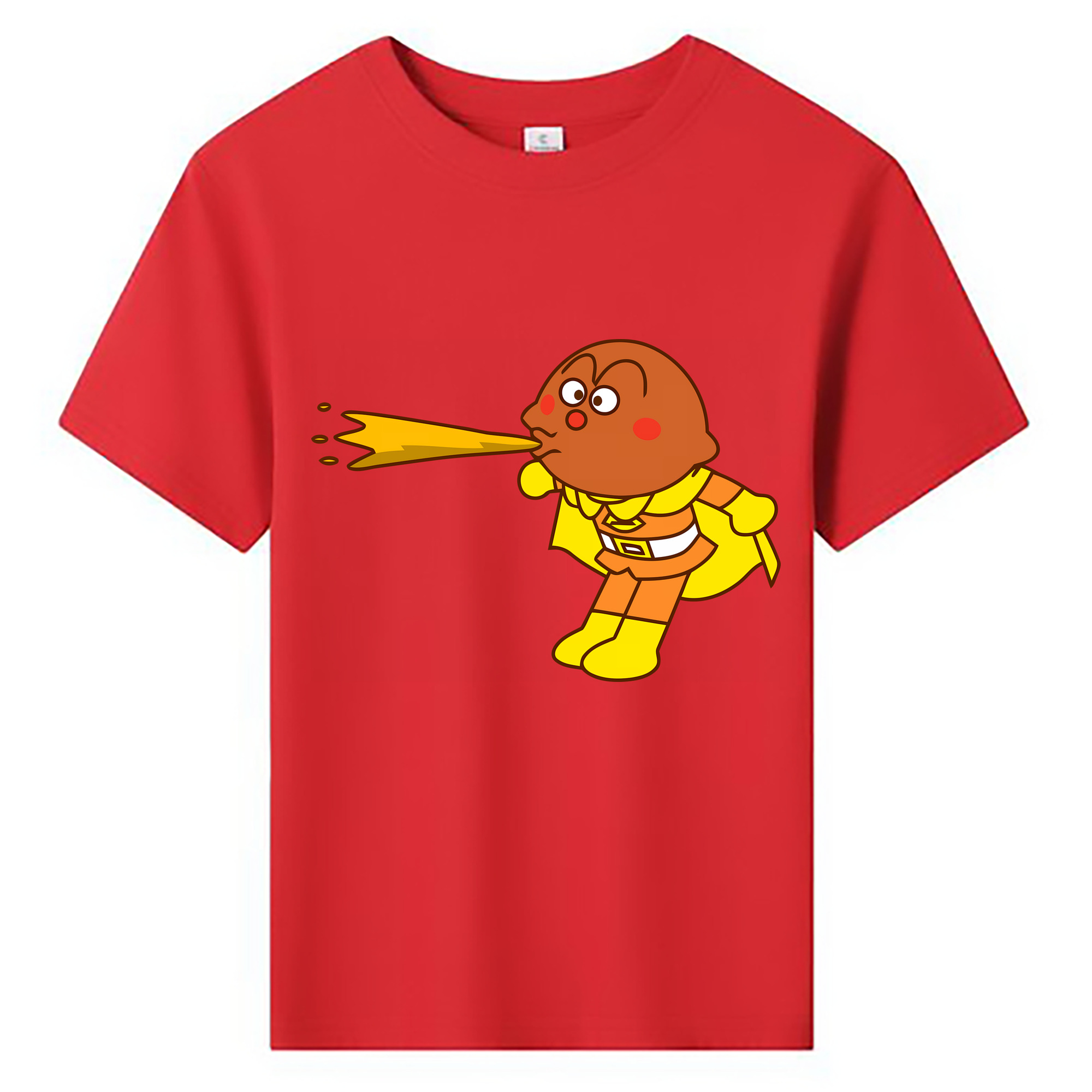 （画像用） アンパンマン Anpanman 綿100％キッズTシャツ（フロントプリント）