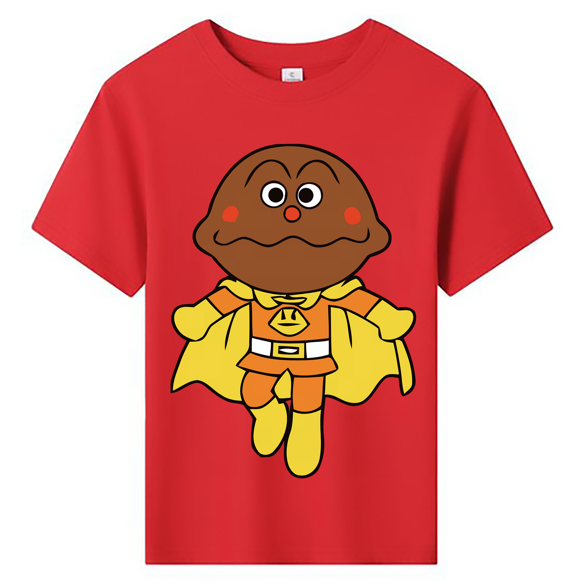 （画像用） アンパンマン Anpanman 綿100％キッズTシャツ（フロントプリント）