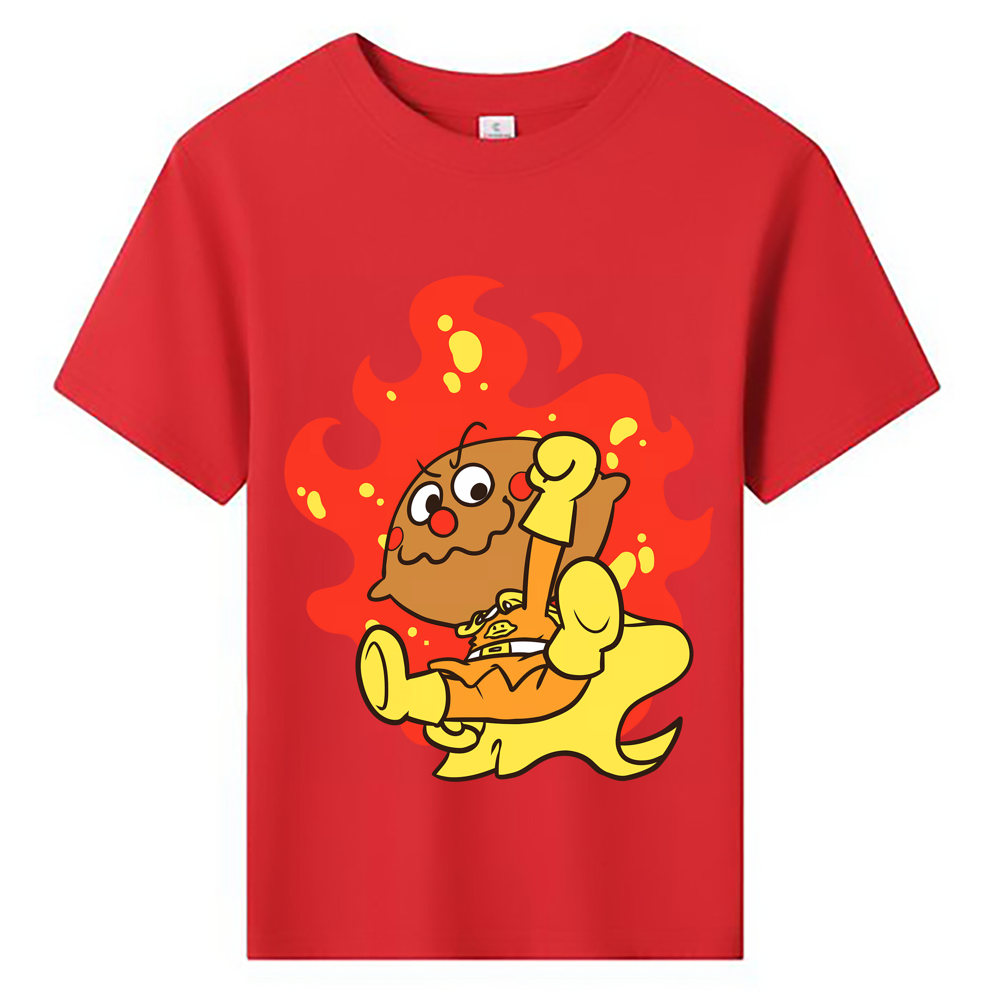 （画像用） アンパンマン Anpanman 綿100％キッズTシャツ（フロントプリント）