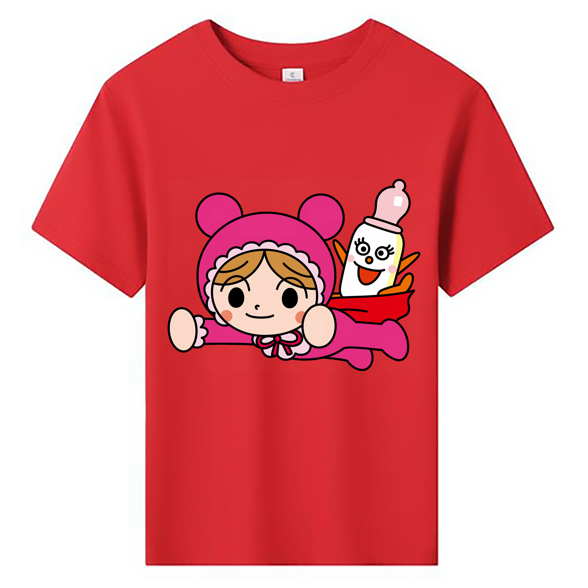 （画像用） アンパンマン Anpanman 綿100％キッズTシャツ（フロントプリント）
