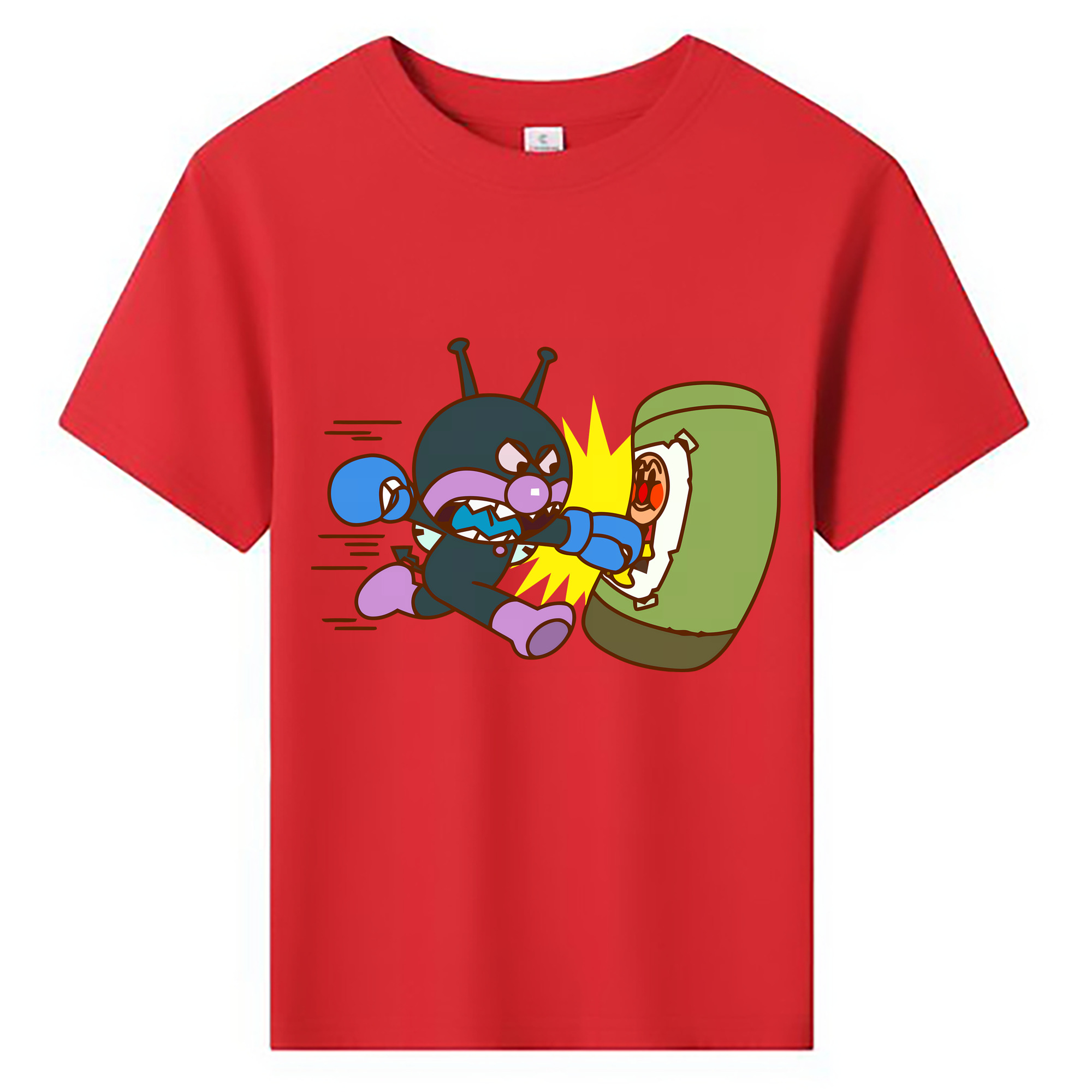 （画像用） アンパンマン Anpanman 綿100％キッズTシャツ（フロントプリント）