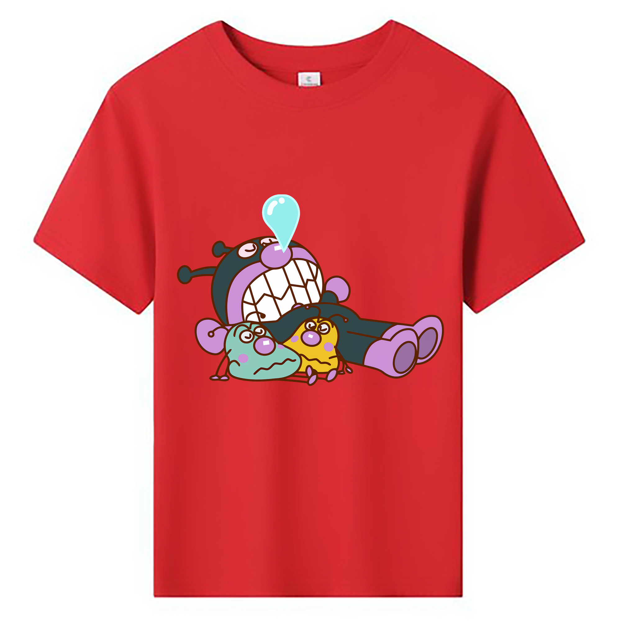 （画像用） アンパンマン Anpanman 綿100％キッズTシャツ（フロントプリント）