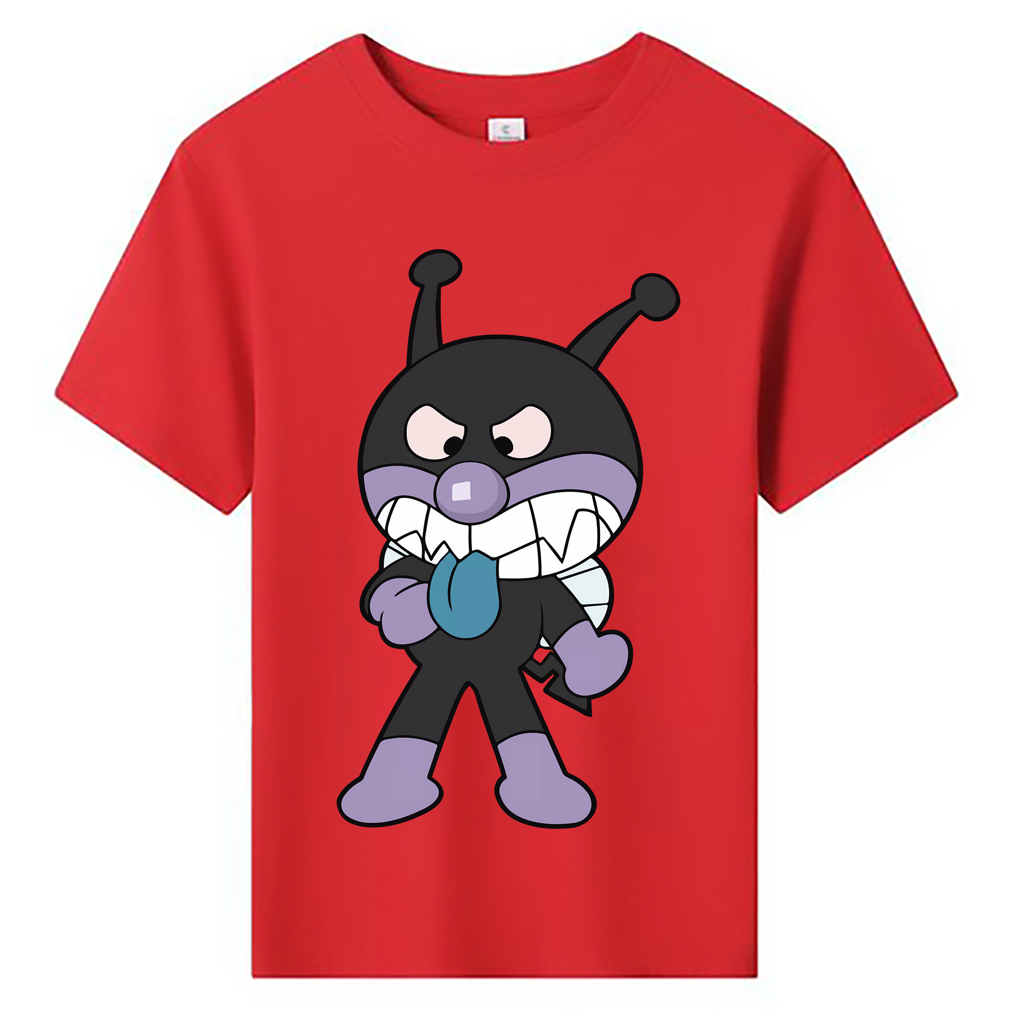 （画像用） アンパンマン Anpanman 綿100％キッズTシャツ（フロントプリント）