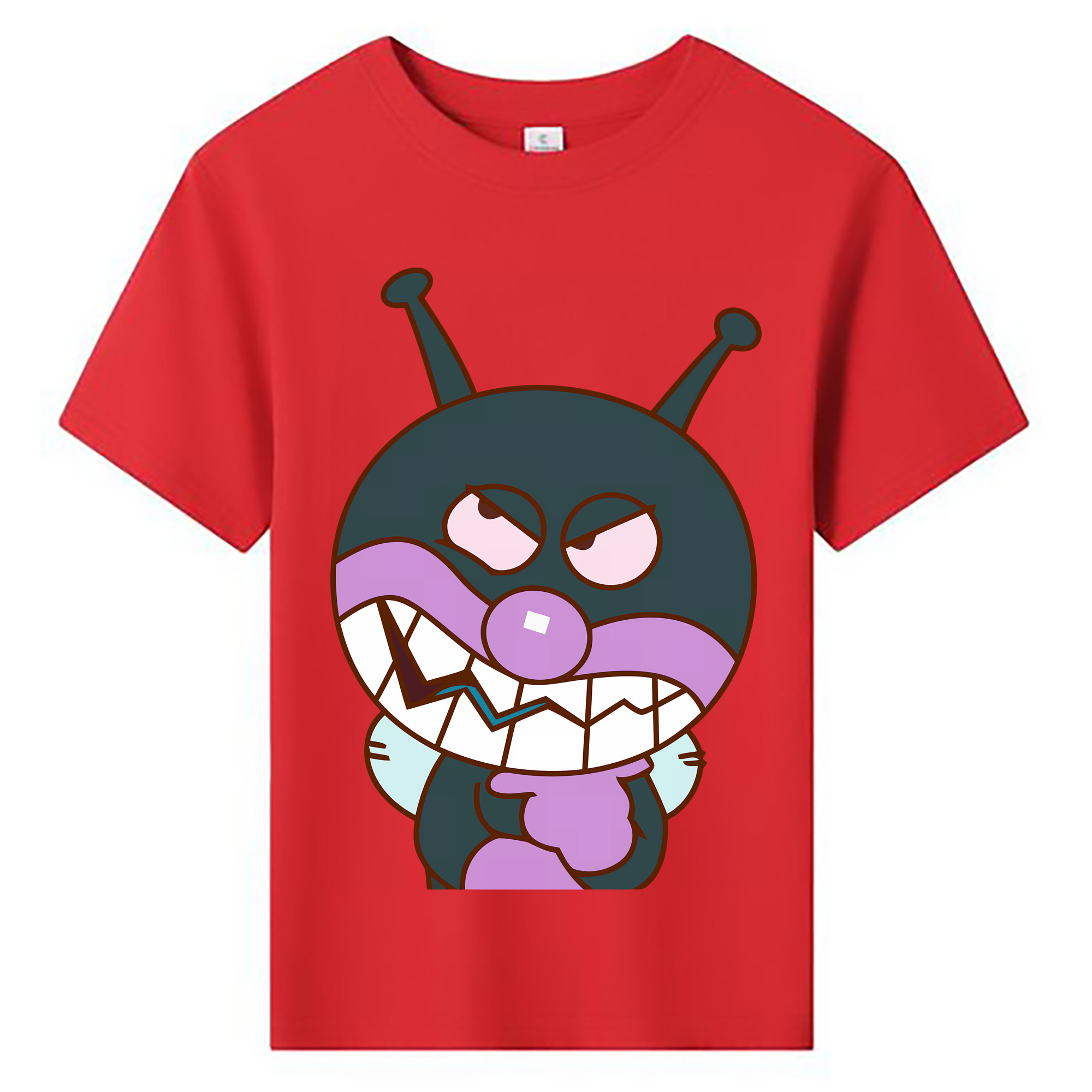 （画像用） アンパンマン Anpanman 綿100％キッズTシャツ（フロントプリント）