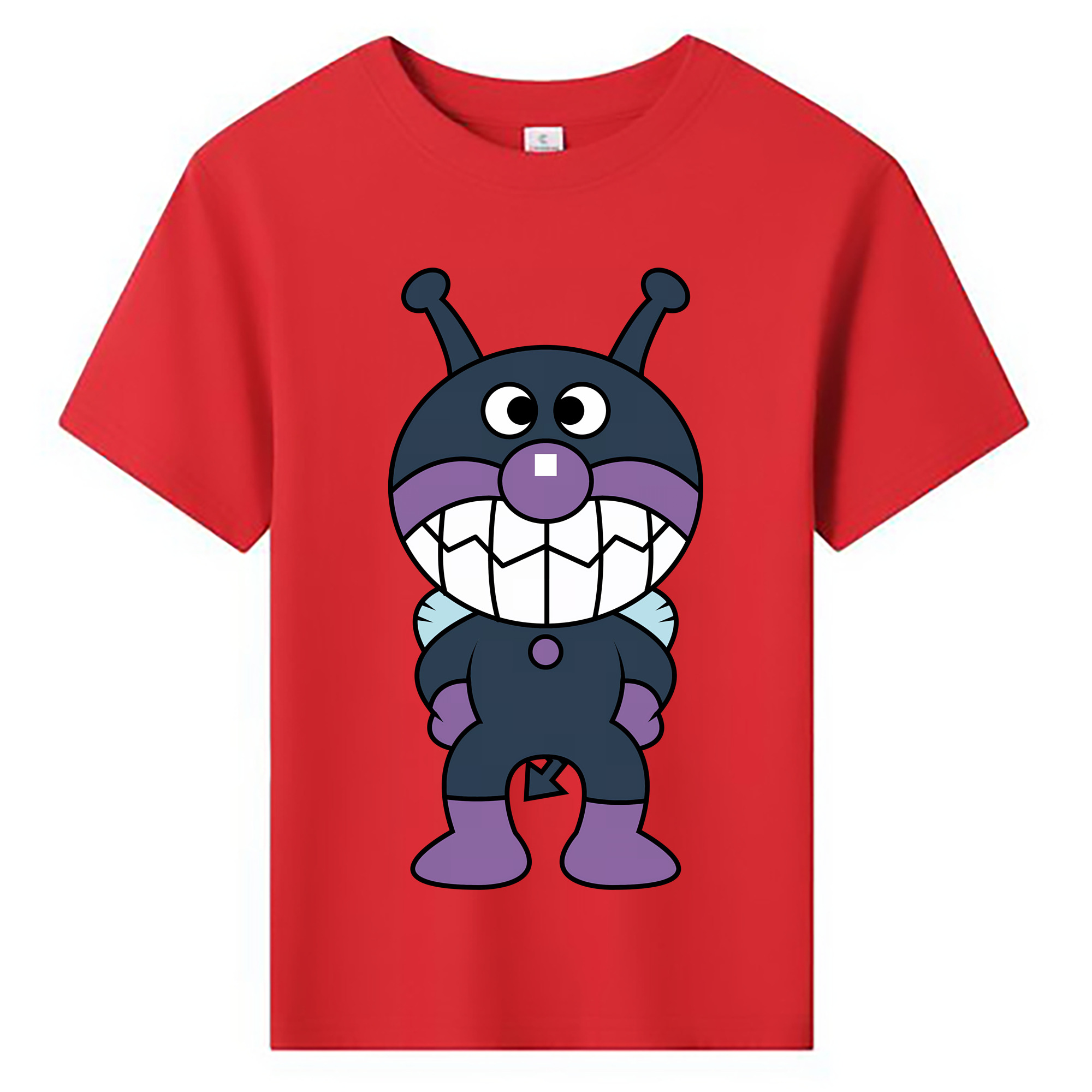 （画像用） アンパンマン Anpanman 綿100％キッズTシャツ（フロントプリント）