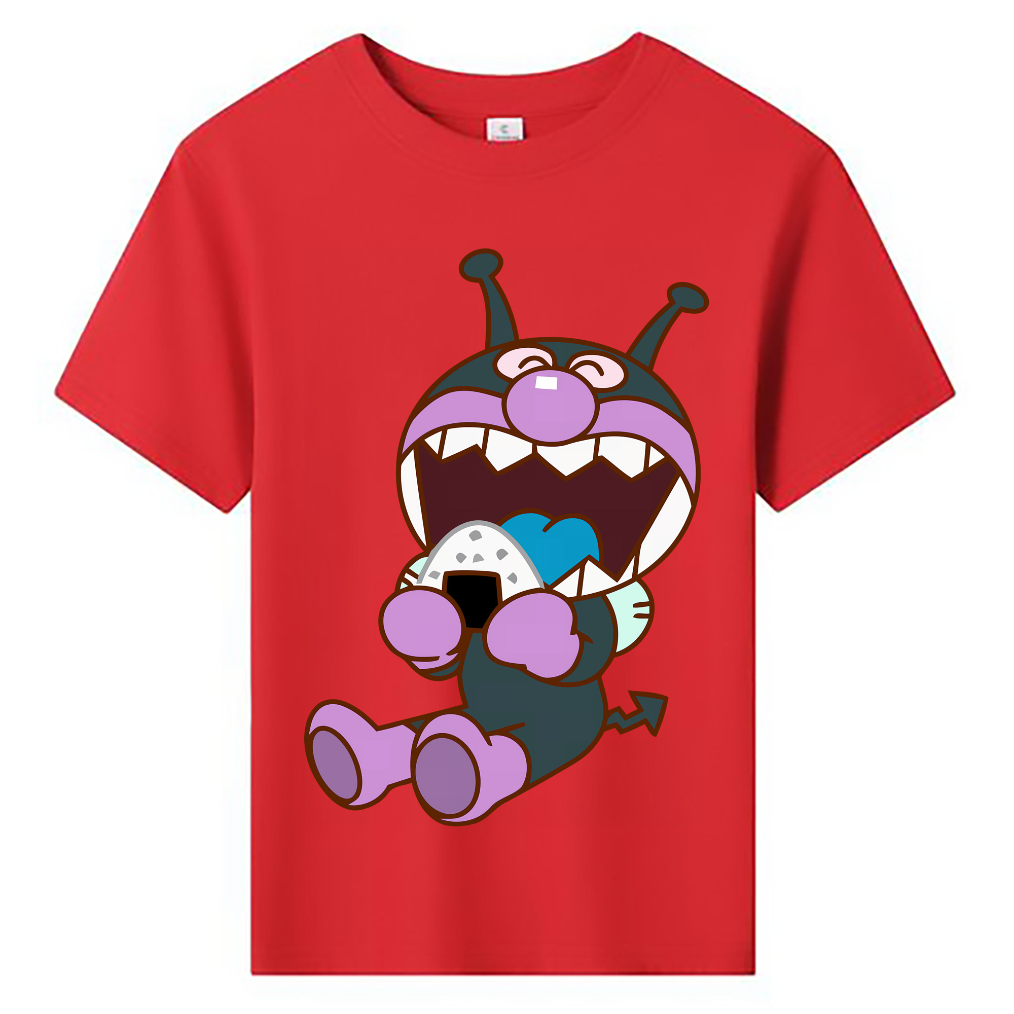 （画像用） アンパンマン Anpanman 綿100％キッズTシャツ（フロントプリント）
