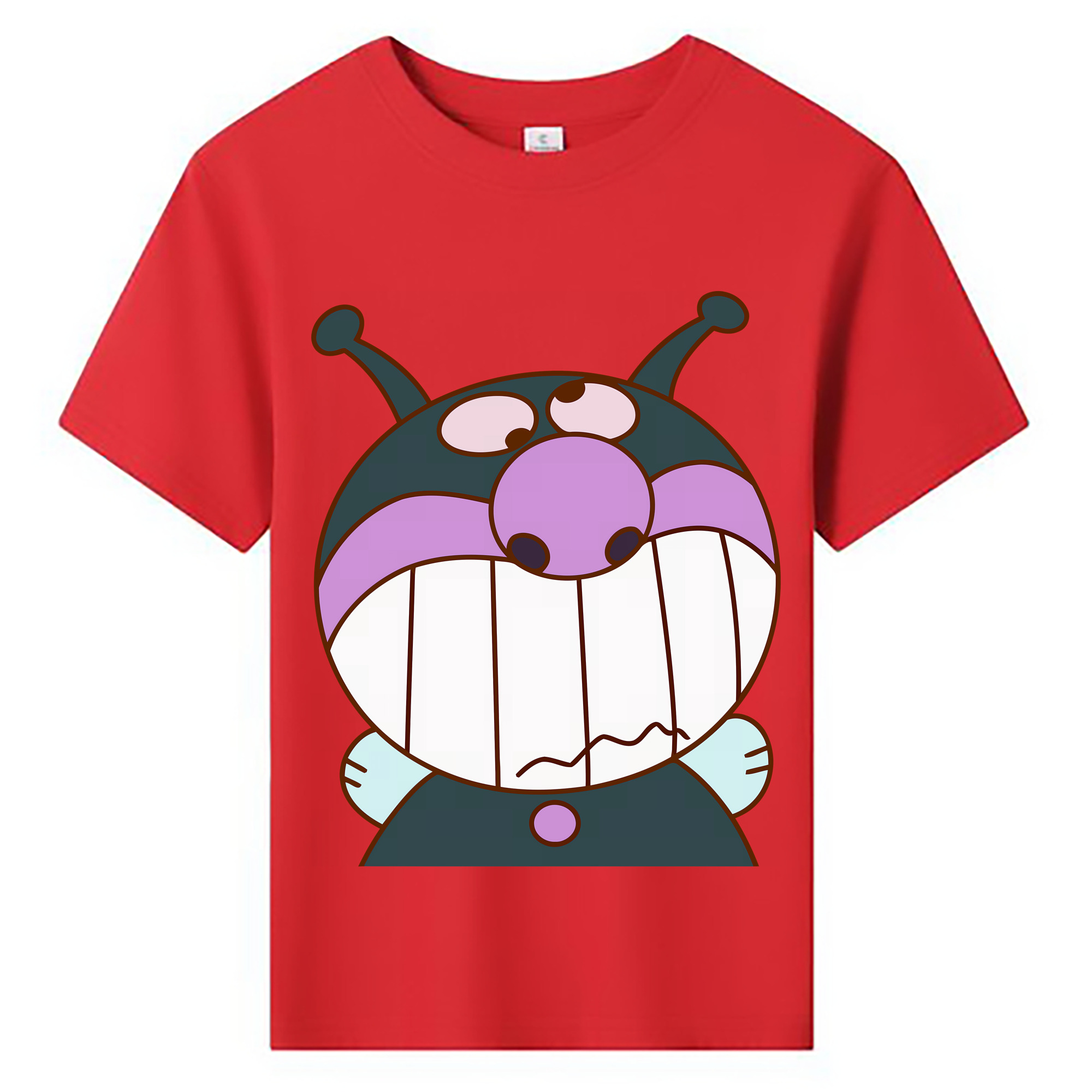 （画像用） アンパンマン Anpanman 綿100％キッズTシャツ（フロントプリント）