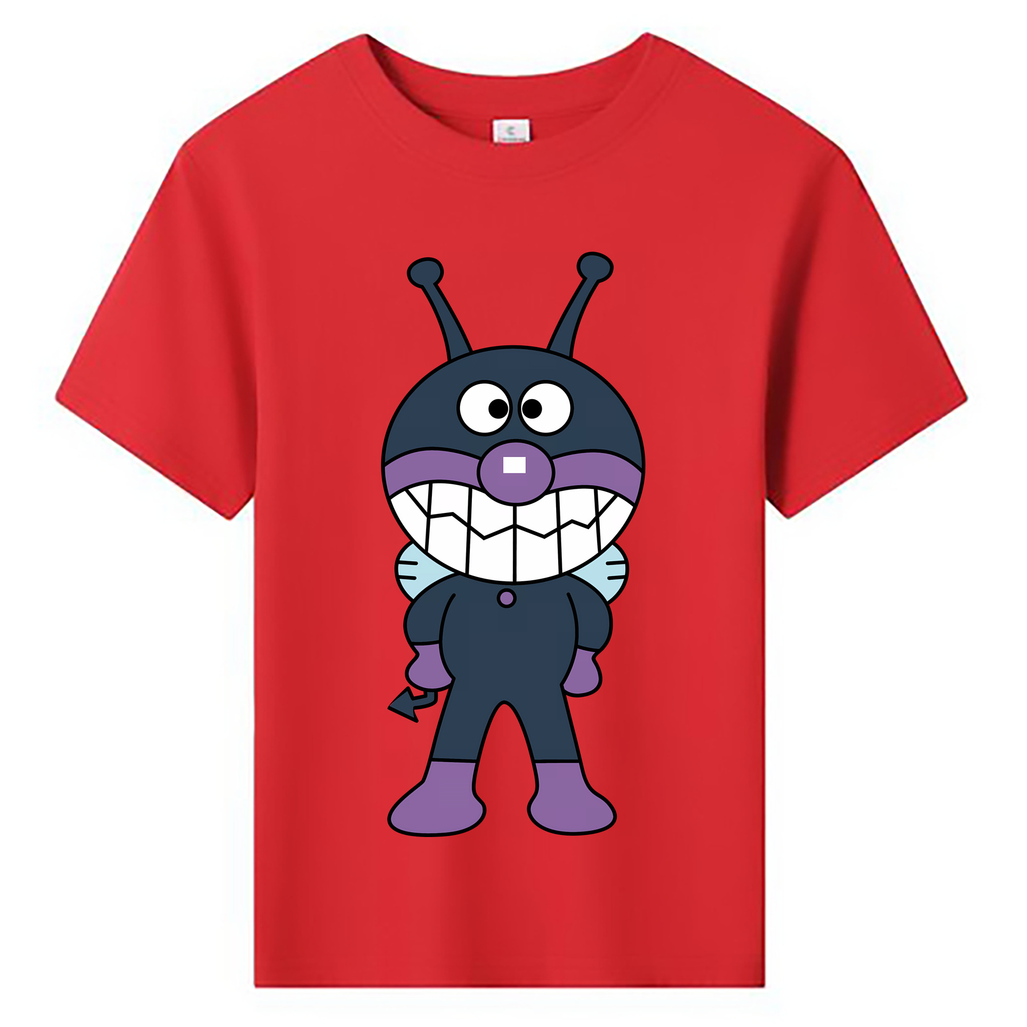 （画像用） アンパンマン Anpanman 綿100％キッズTシャツ（フロントプリント）