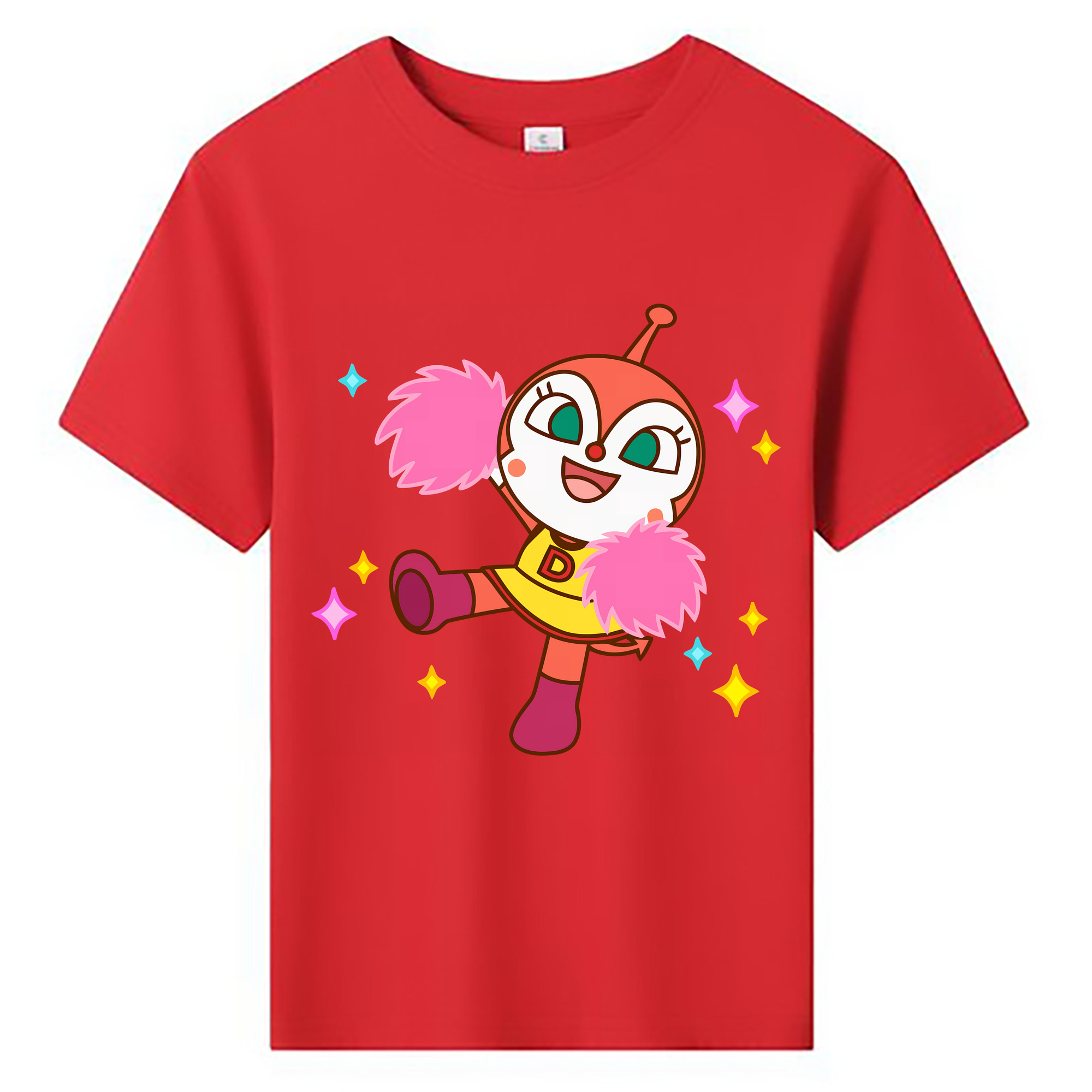 （画像用） アンパンマン Anpanman 綿100％キッズTシャツ（フロントプリント）