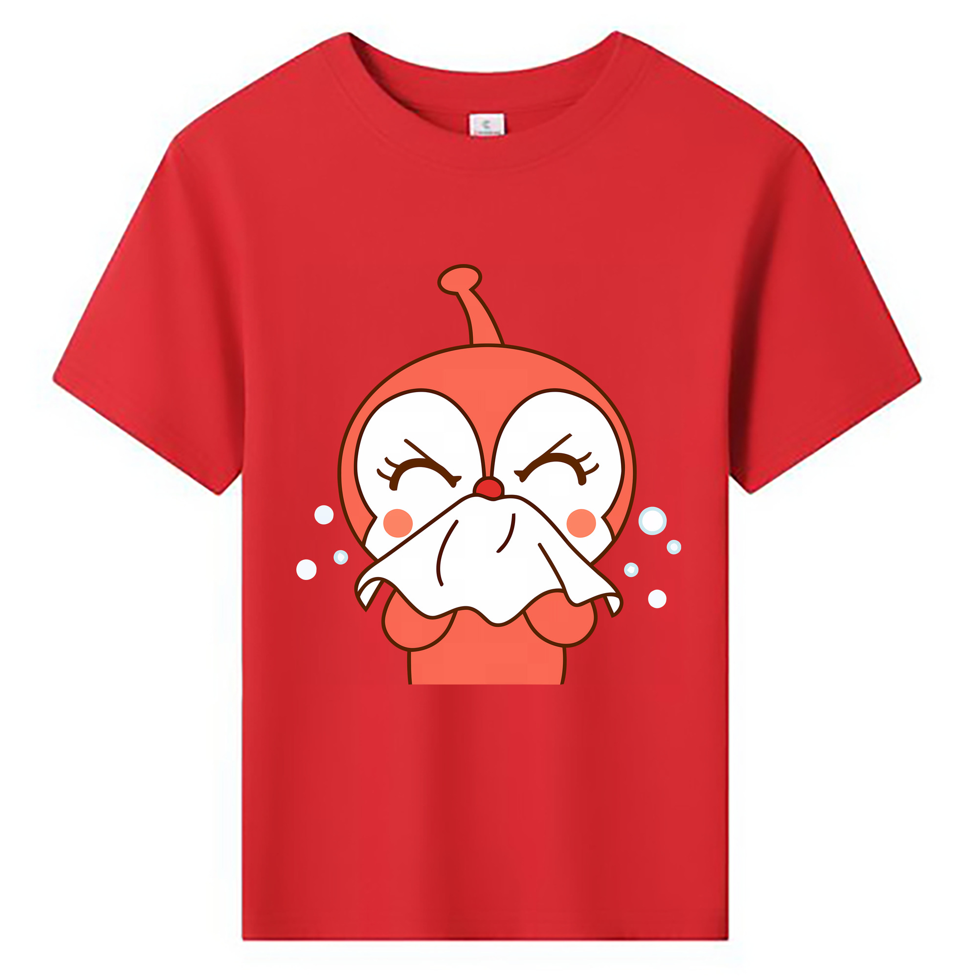 （画像用） アンパンマン Anpanman 綿100％キッズTシャツ（フロントプリント）