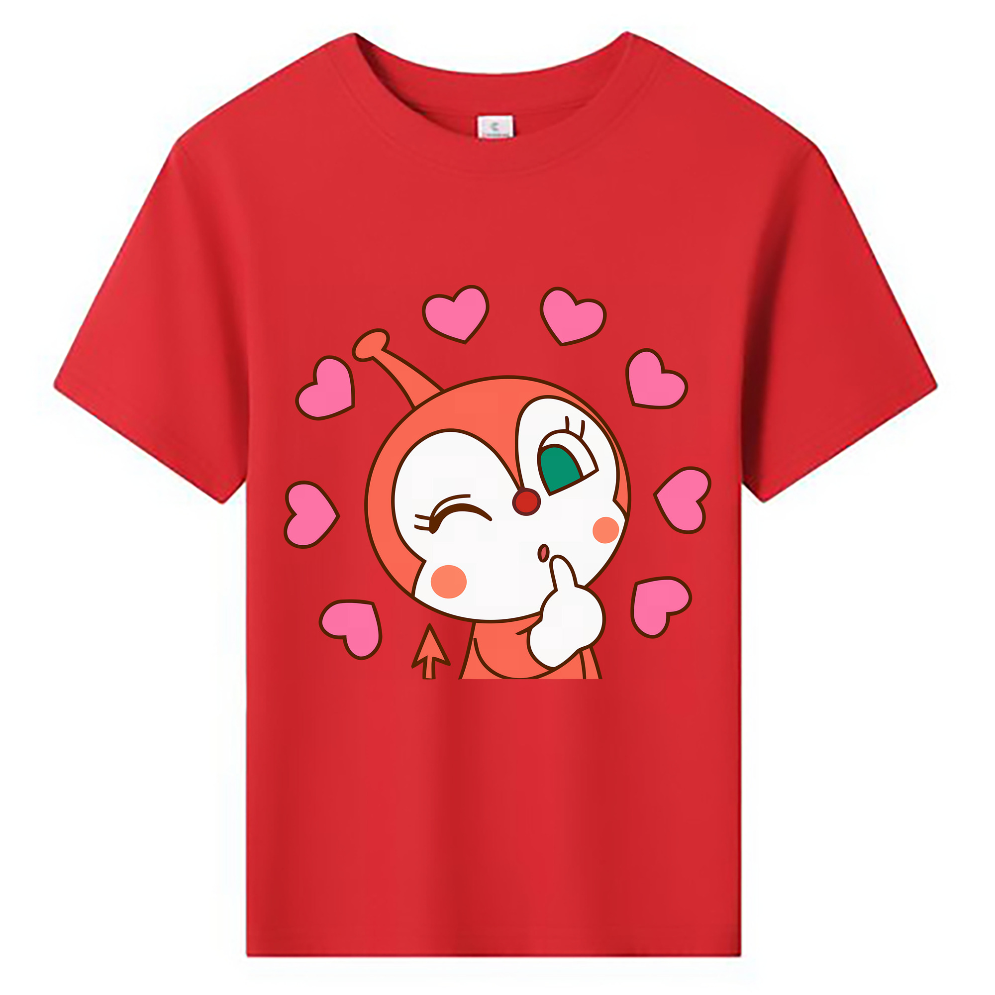 （画像用） アンパンマン Anpanman 綿100％キッズTシャツ（フロントプリント）