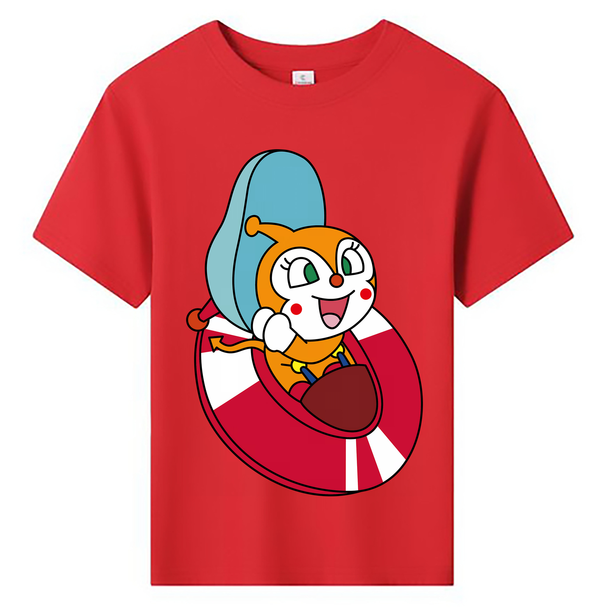 （画像用） アンパンマン Anpanman 綿100％キッズTシャツ（フロントプリント）