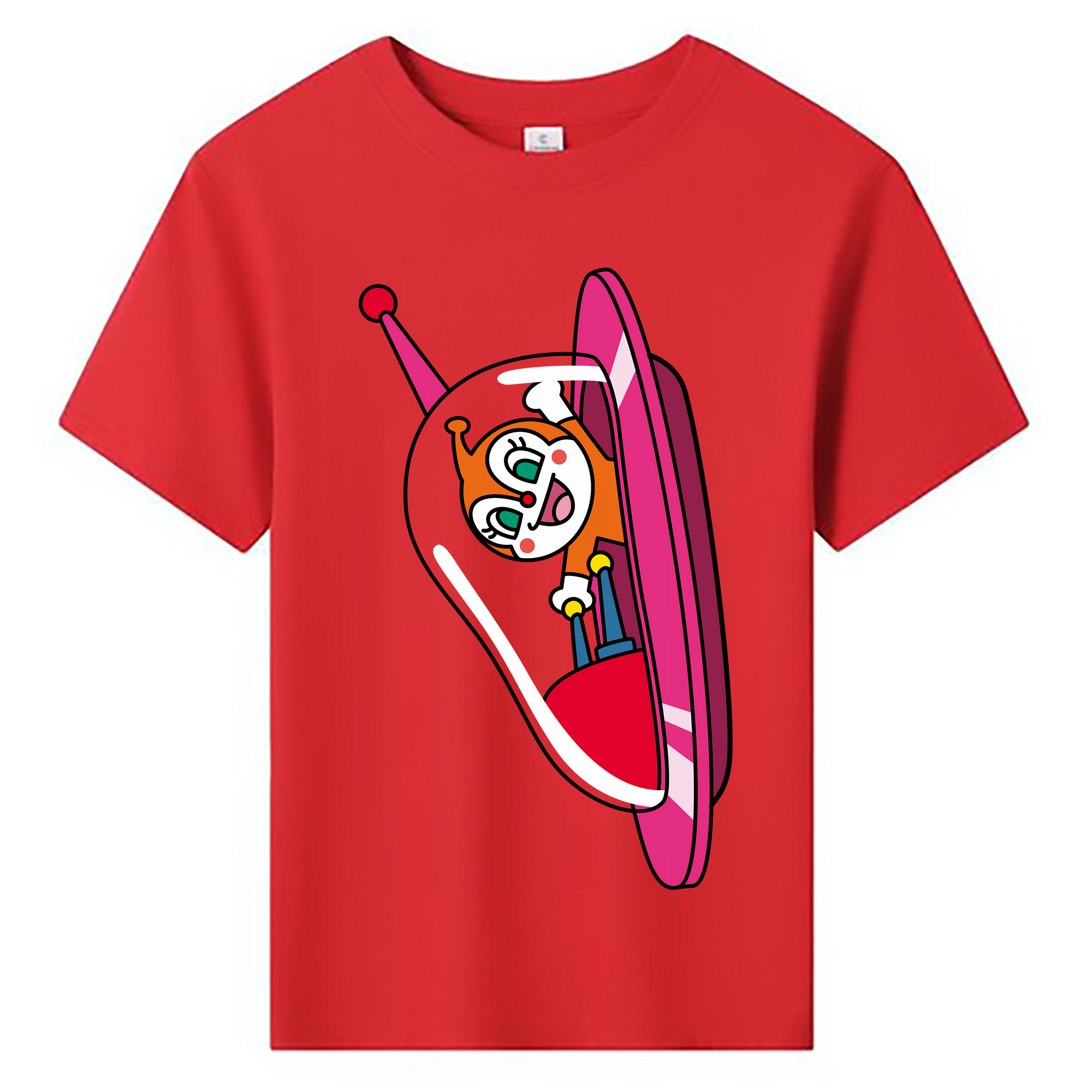 （画像用） アンパンマン Anpanman 綿100％キッズTシャツ（フロントプリント）