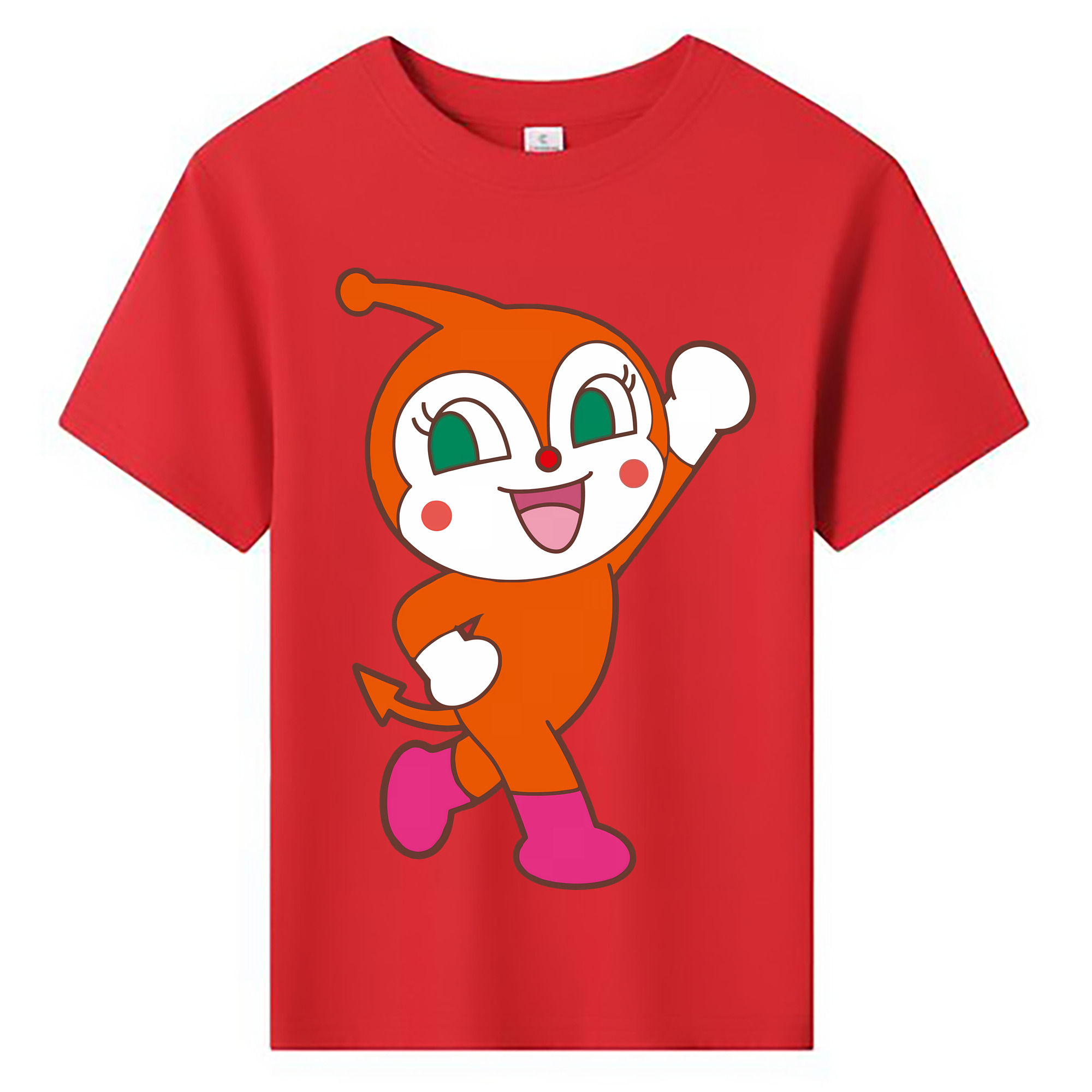 （画像用） アンパンマン Anpanman 綿100％キッズTシャツ（フロントプリント）