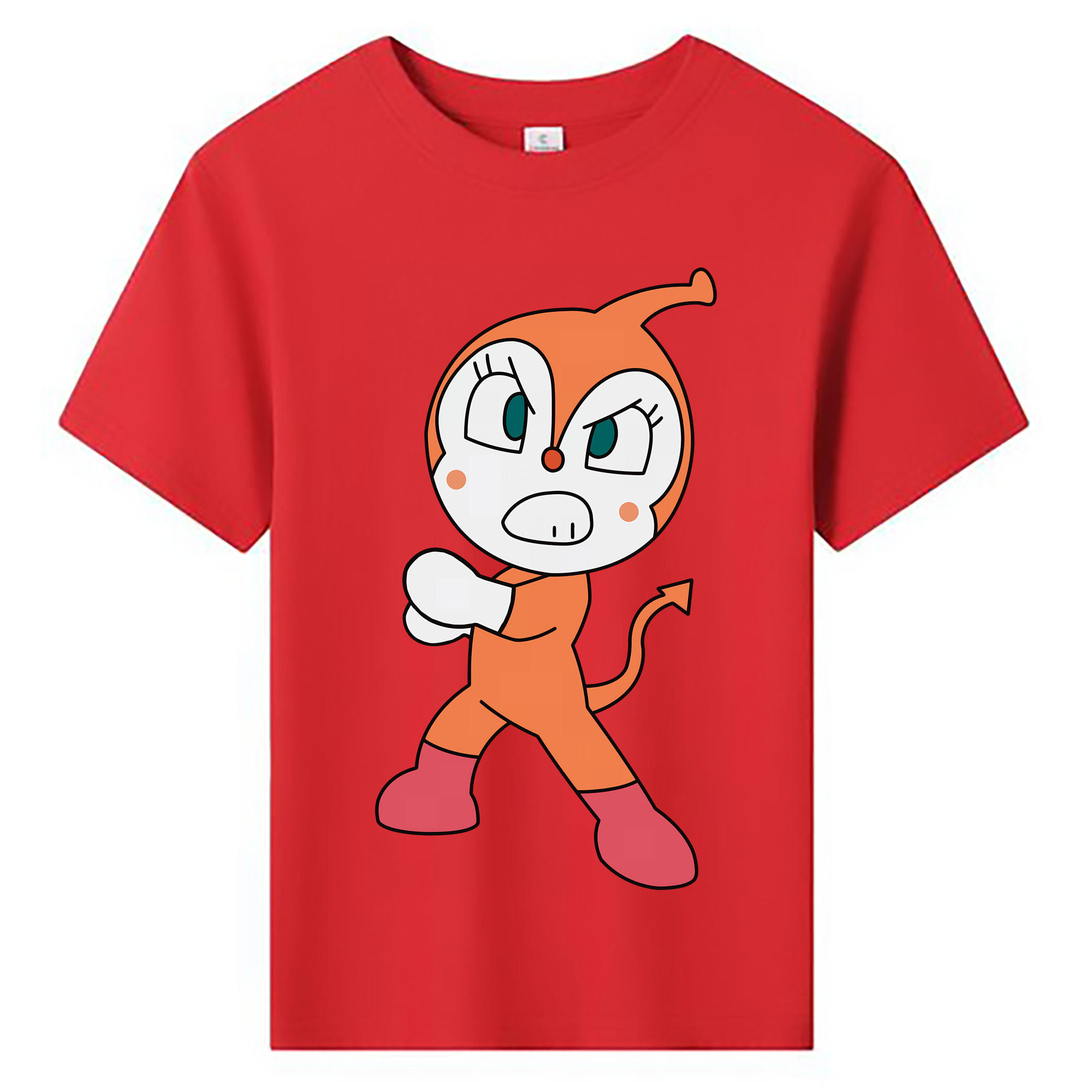 （画像用） アンパンマン Anpanman 綿100％キッズTシャツ（フロントプリント）