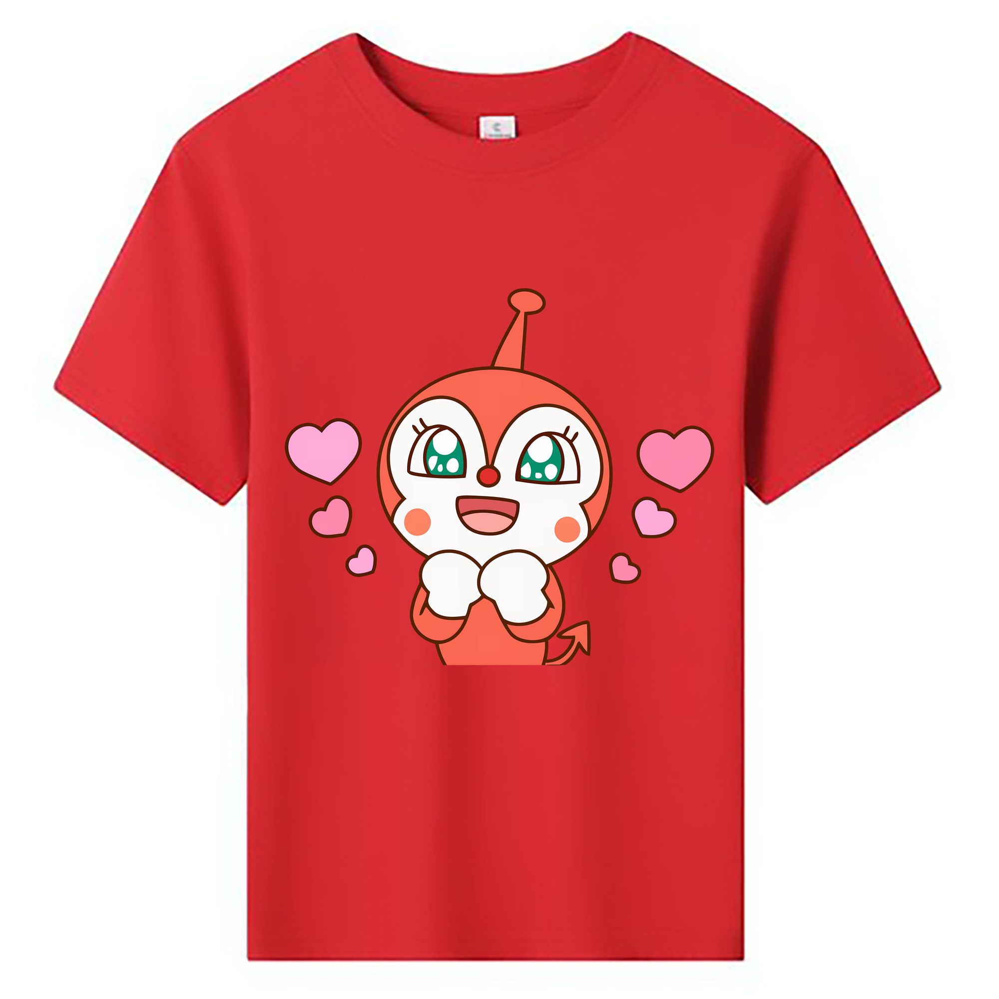 （画像用） アンパンマン Anpanman 綿100％キッズTシャツ（フロントプリント）