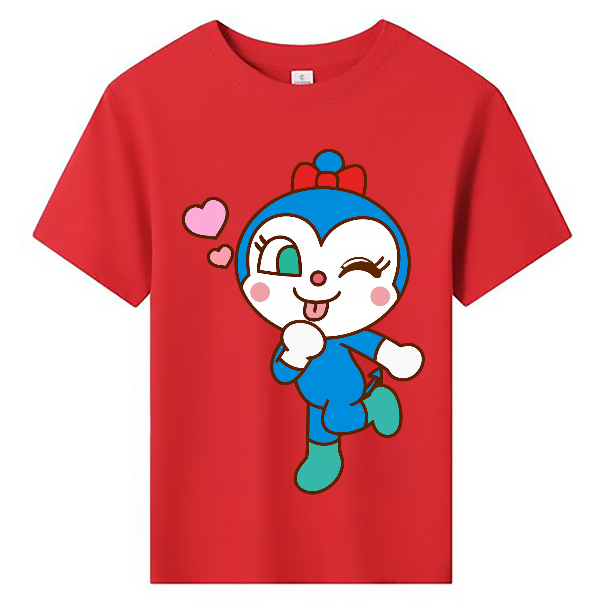 （画像用） アンパンマン Anpanman 綿100％キッズTシャツ（フロントプリント）