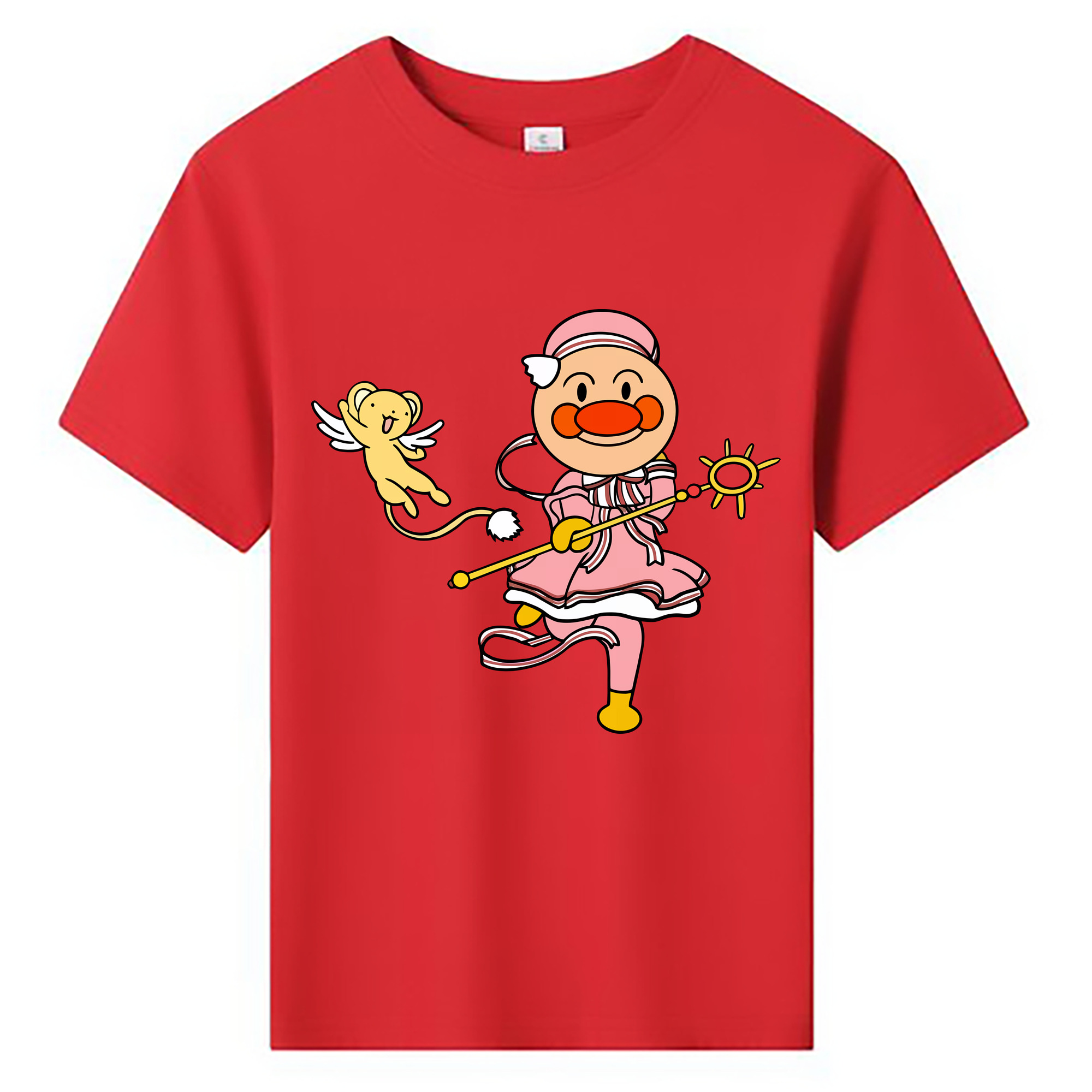 （画像用） アンパンマン Anpanman 綿100％キッズTシャツ（フロントプリント）