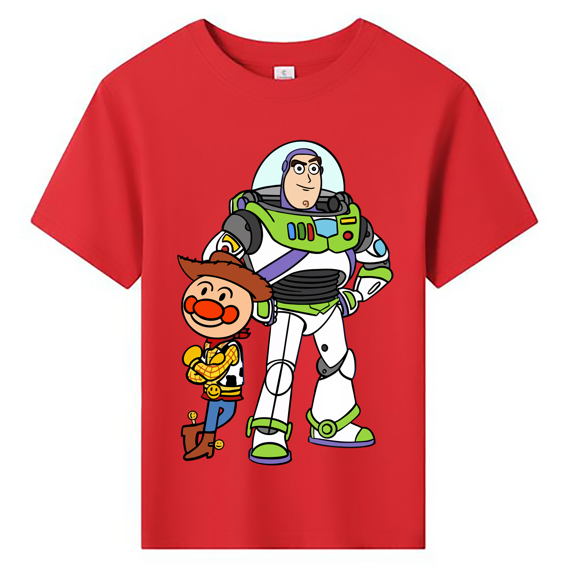 （画像用） アンパンマン Anpanman 綿100％キッズTシャツ（フロントプリント）