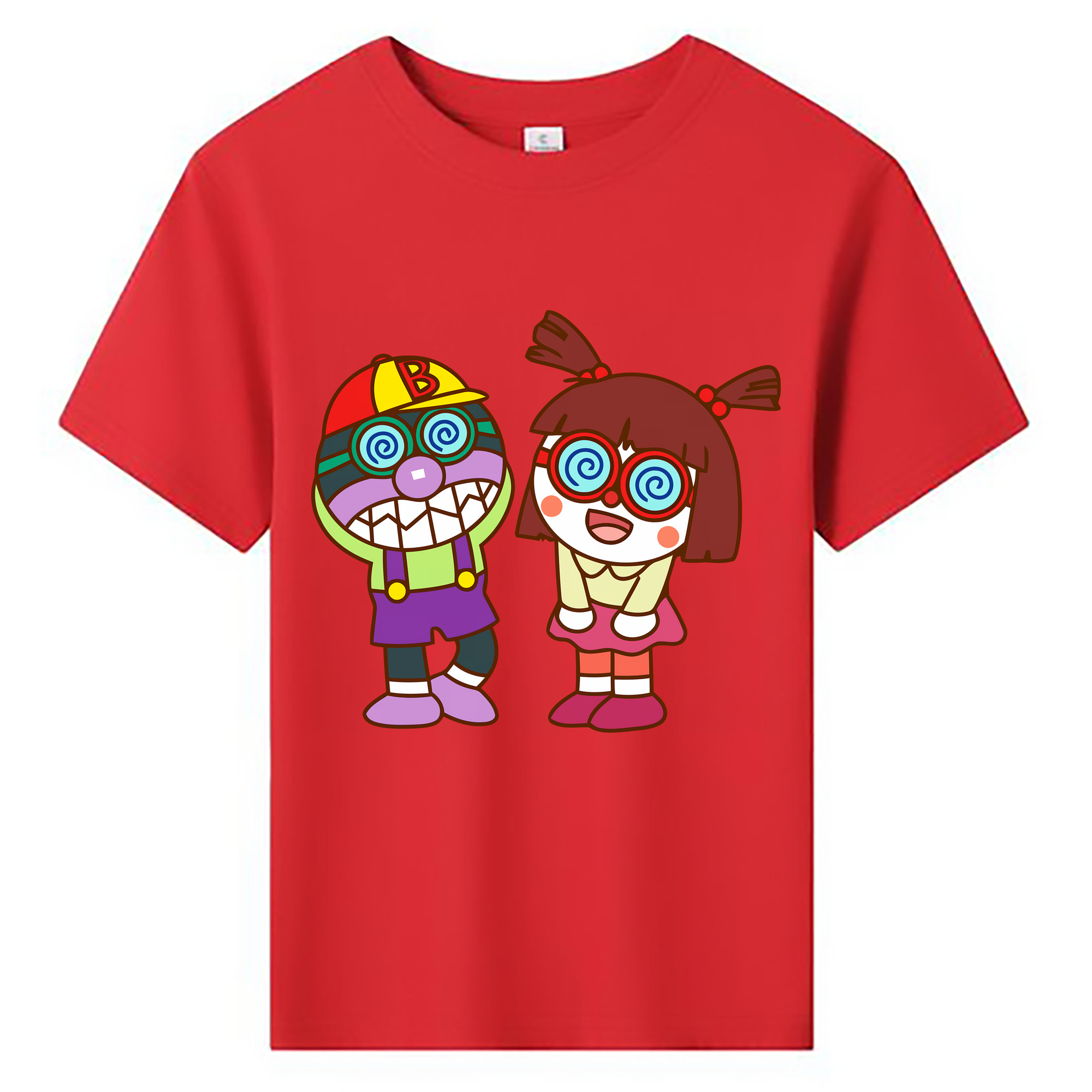（画像用） アンパンマン Anpanman 綿100％キッズTシャツ（フロントプリント）