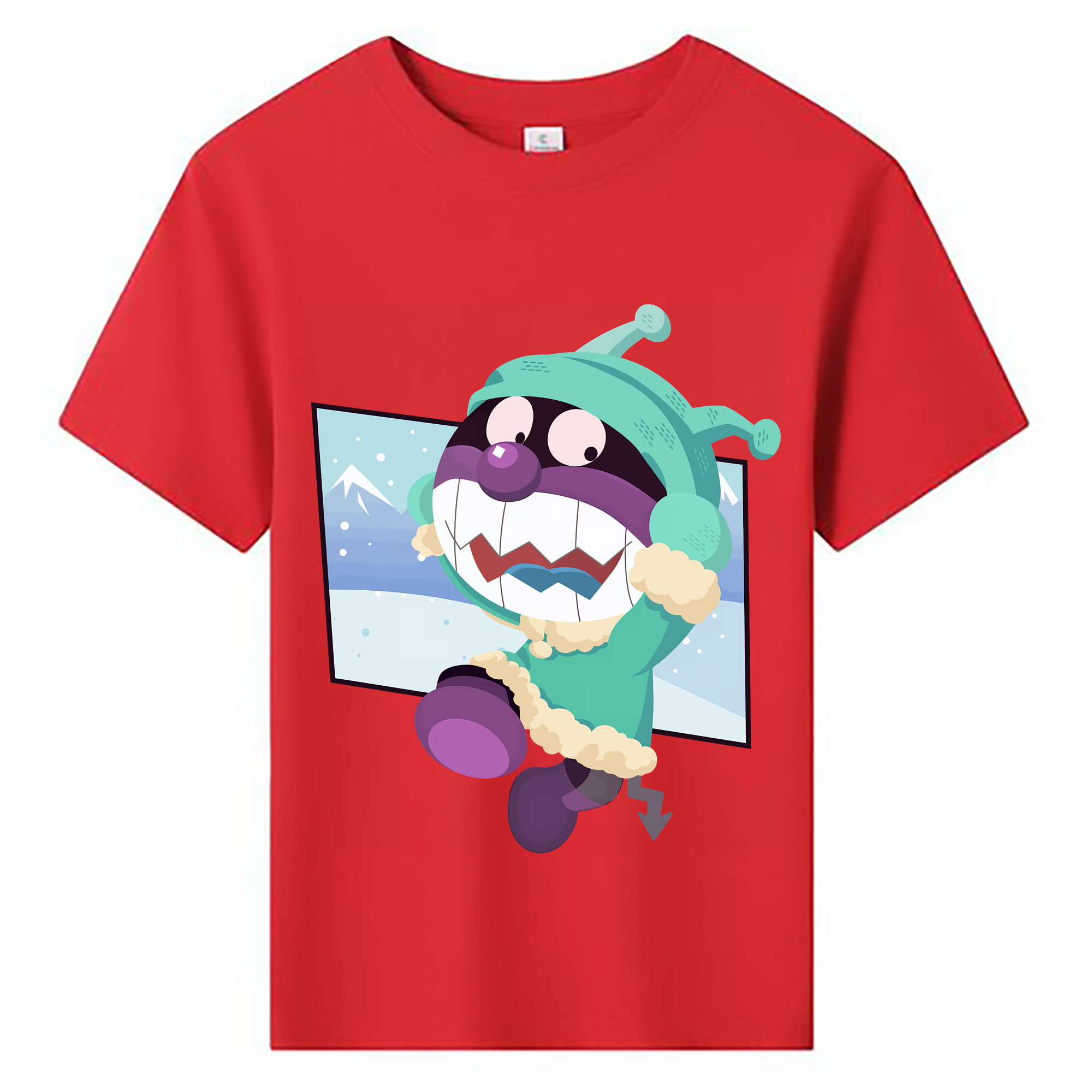 （画像用） アンパンマン Anpanman 綿100％キッズTシャツ（フロントプリント）