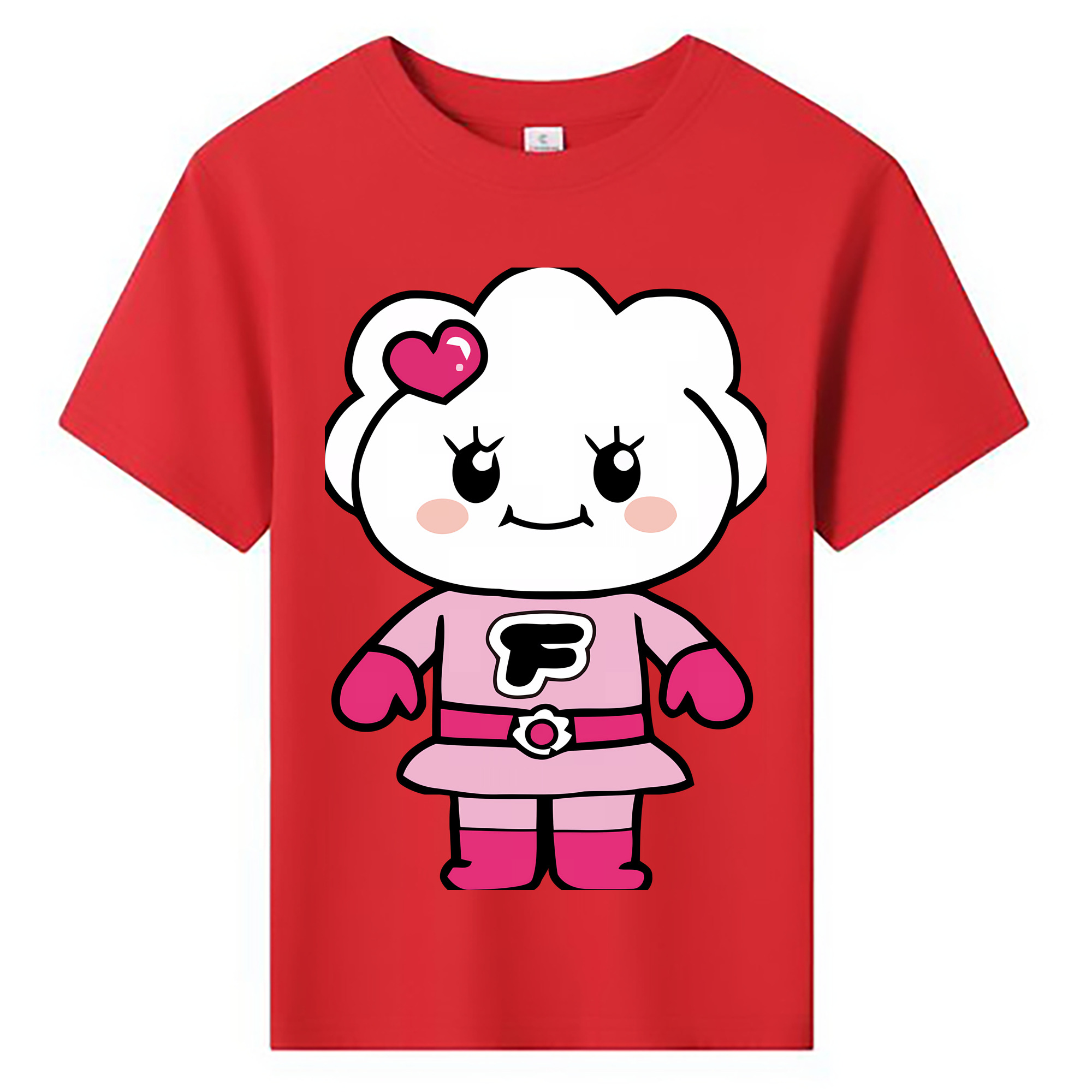 （画像用） アンパンマン Anpanman 綿100％キッズTシャツ（フロントプリント）